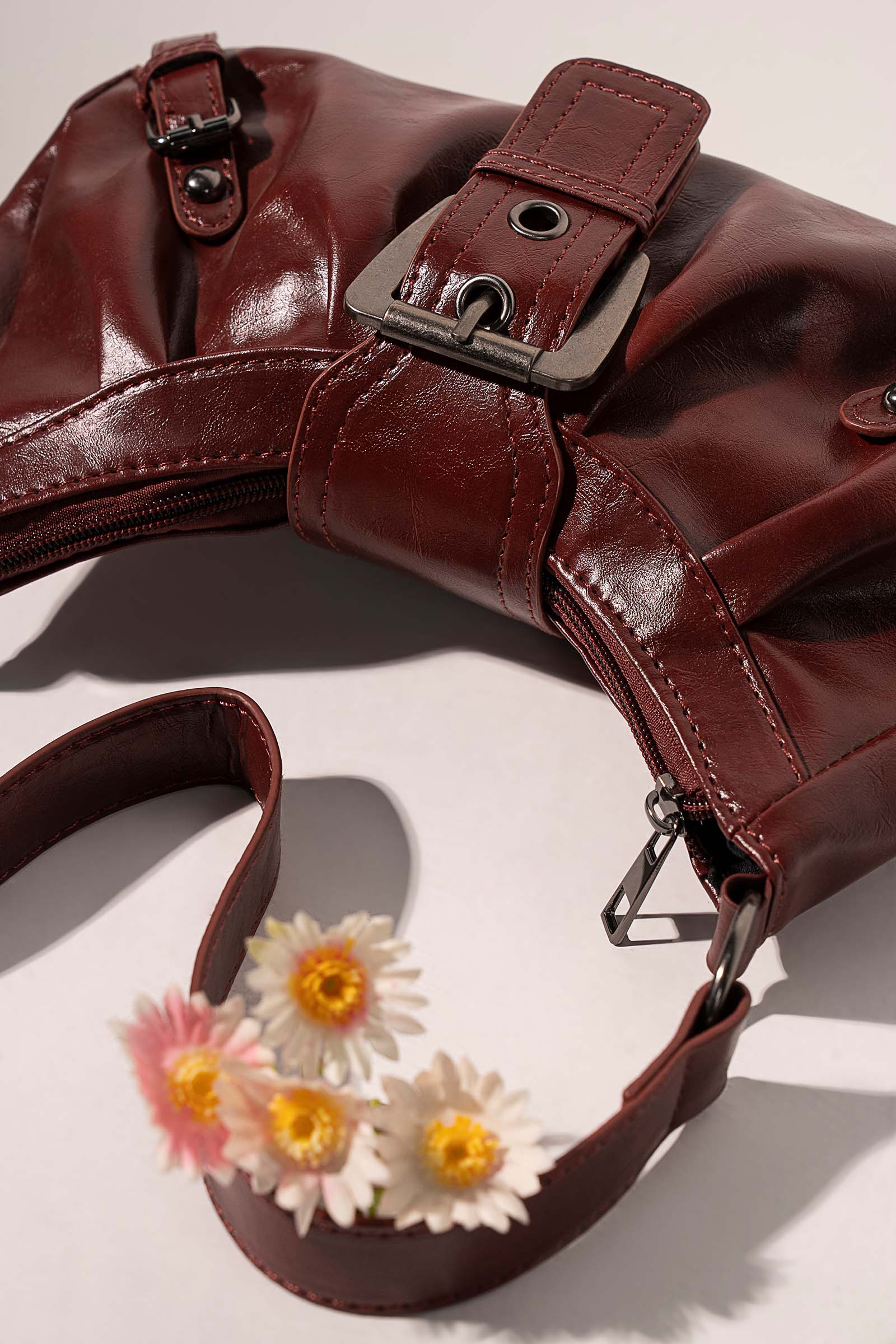 Belted Shoulder Bag - Image 3