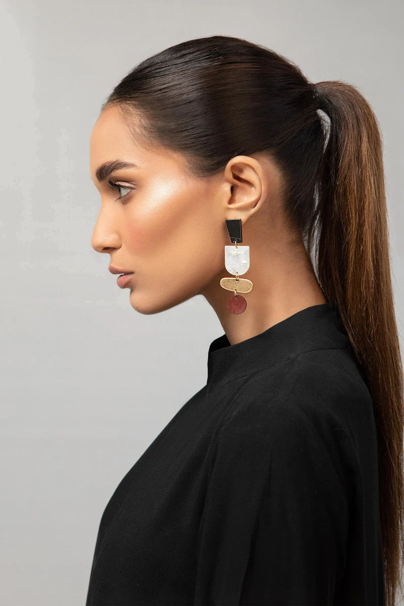Earrings Brown AER-W21-020 - Image 3