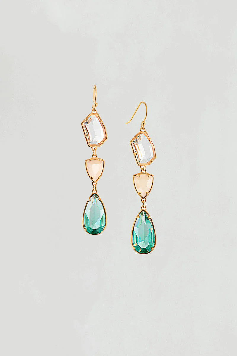 Earrings Green AER-W21-053 - Image 2