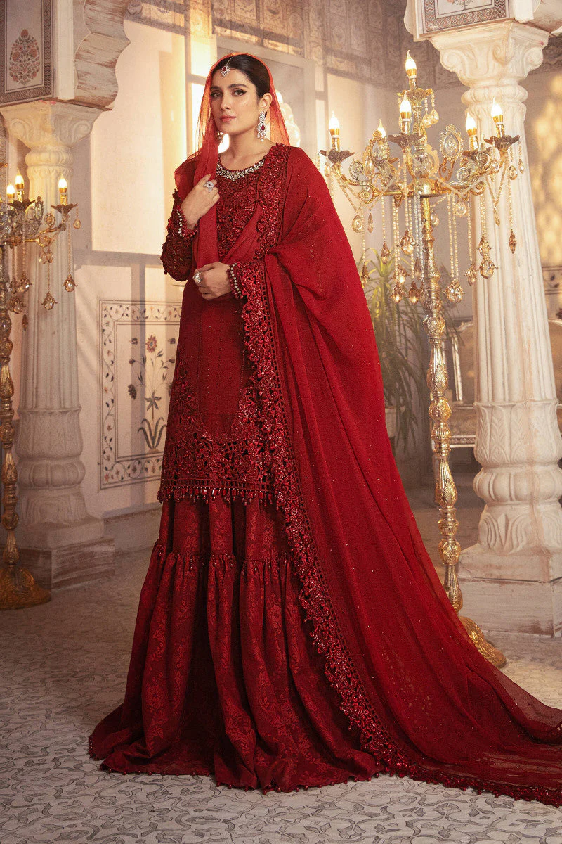 Unstitched MBROIDERED - Ruby Red (BD-2305) - Image 3