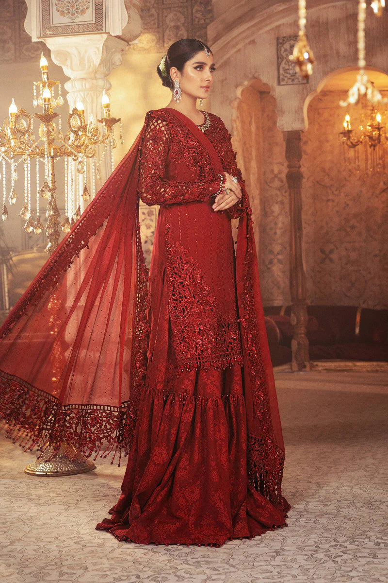 Unstitched MBROIDERED - Ruby Red (BD-2305) - Image 4