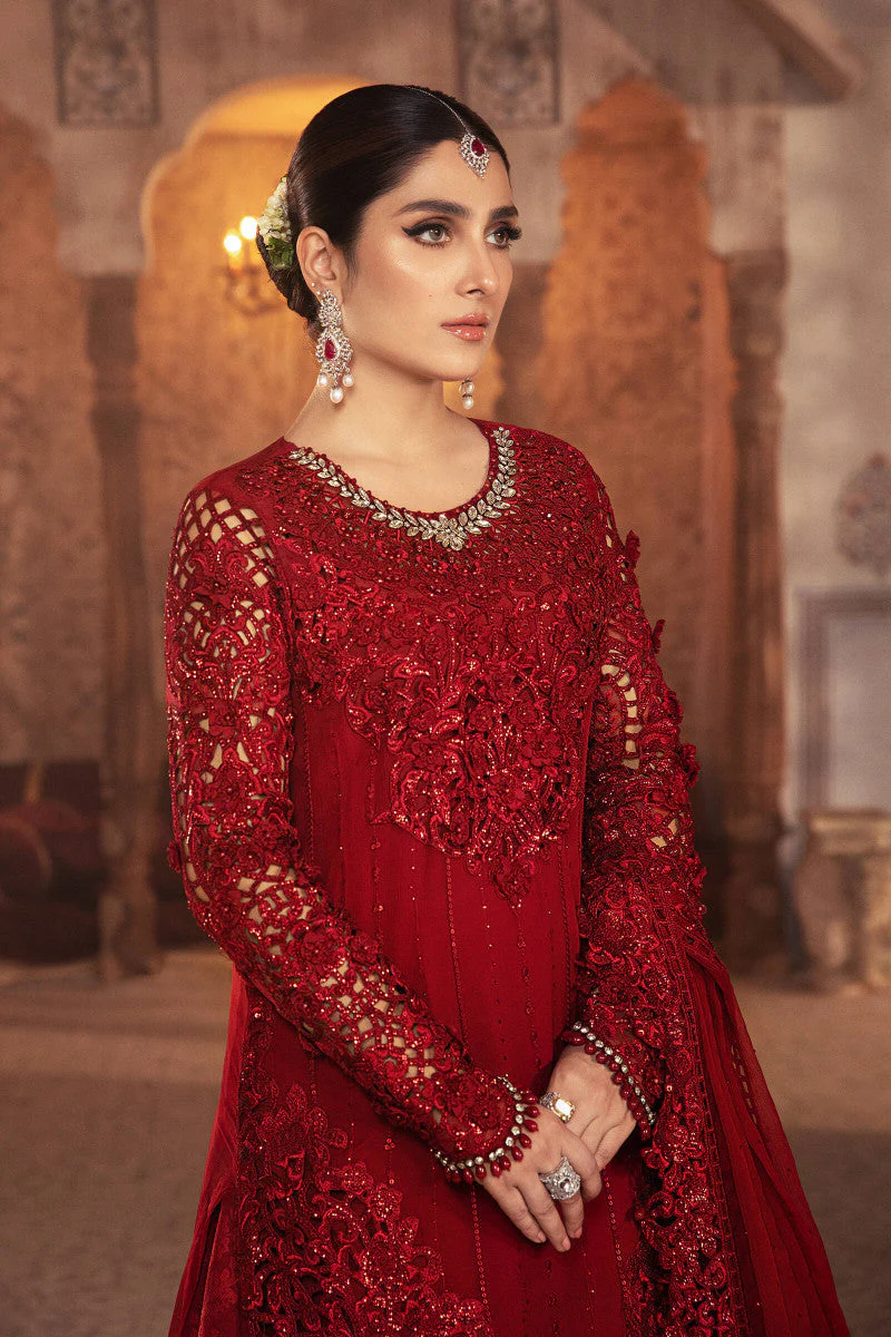 Unstitched MBROIDERED - Ruby Red (BD-2305) - Image 5