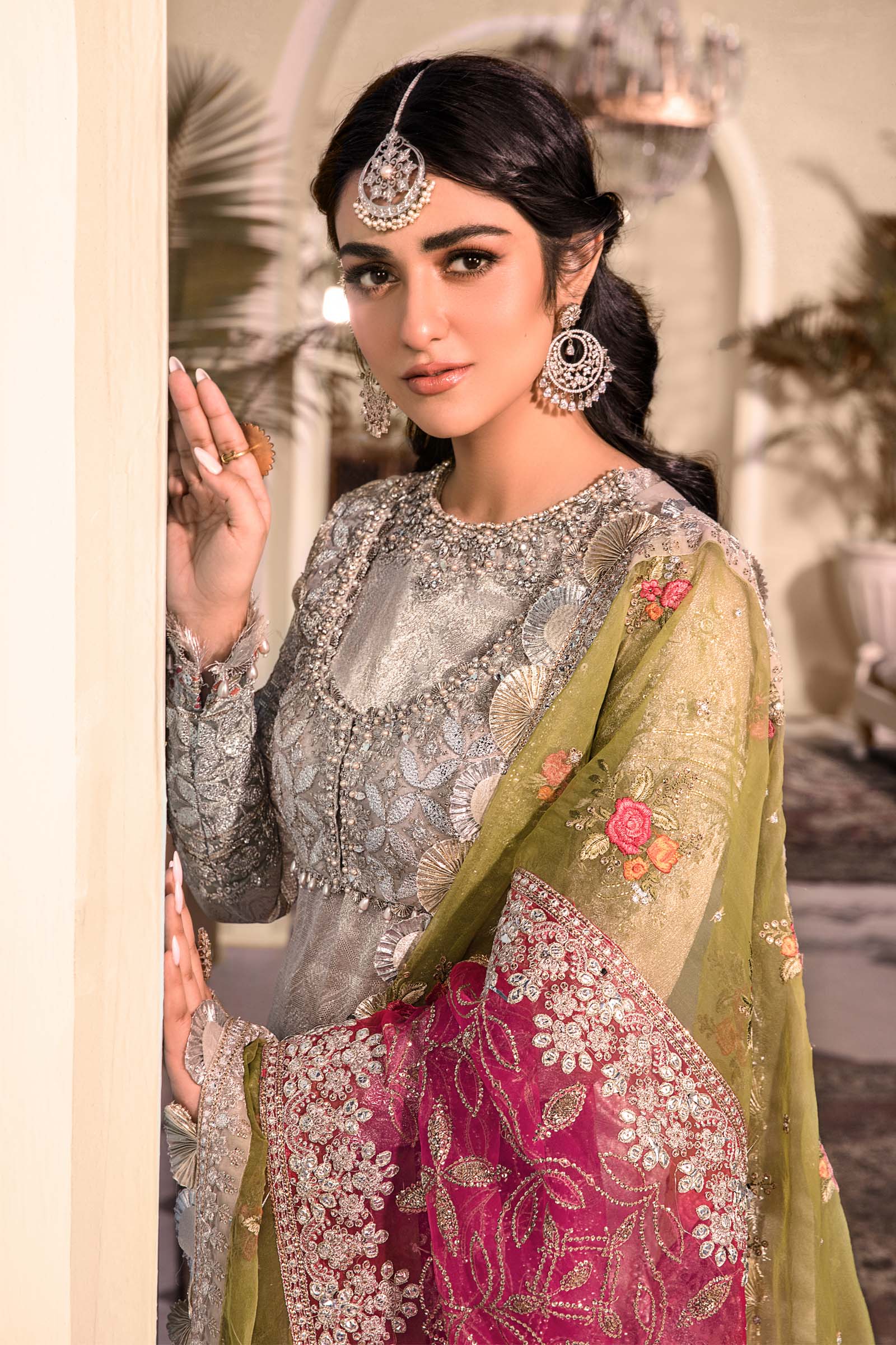 Unstitched MBROIDERED - Silver BD-2601 - Image 7