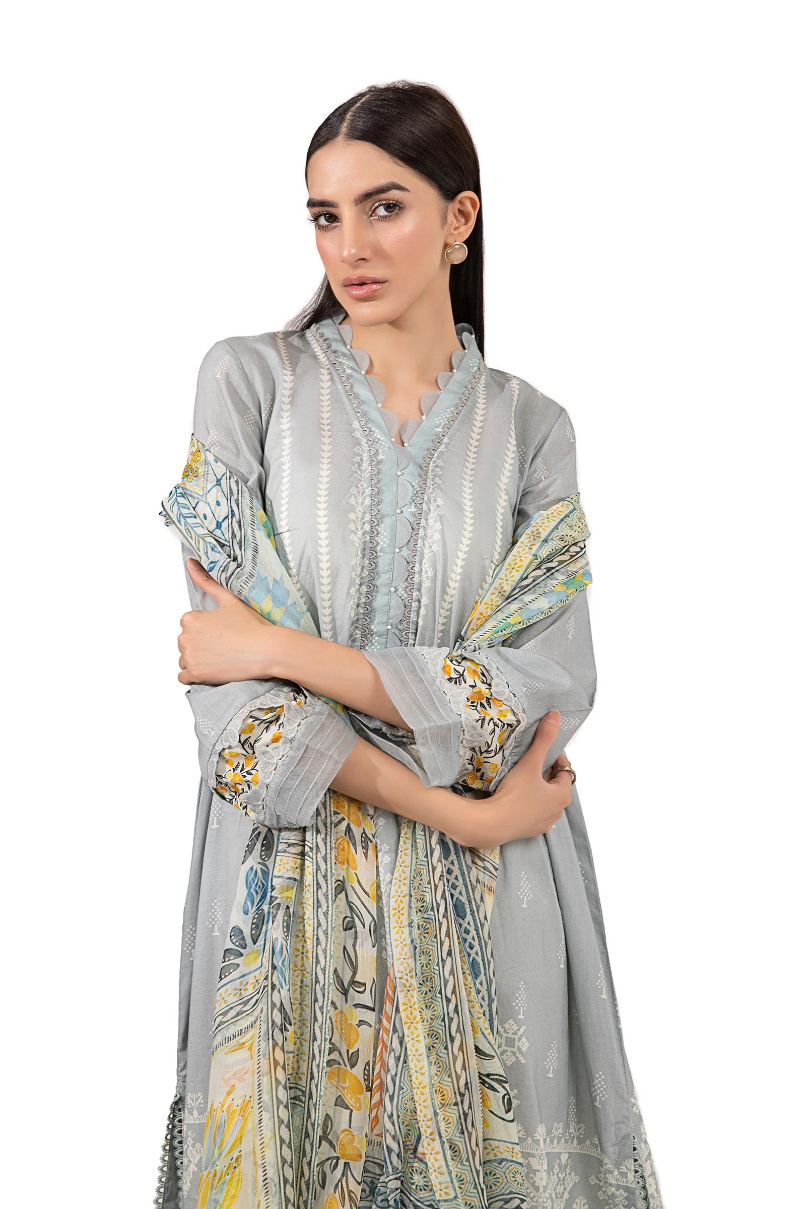Shirt Grey Printed BUTW22S010 - Image 3