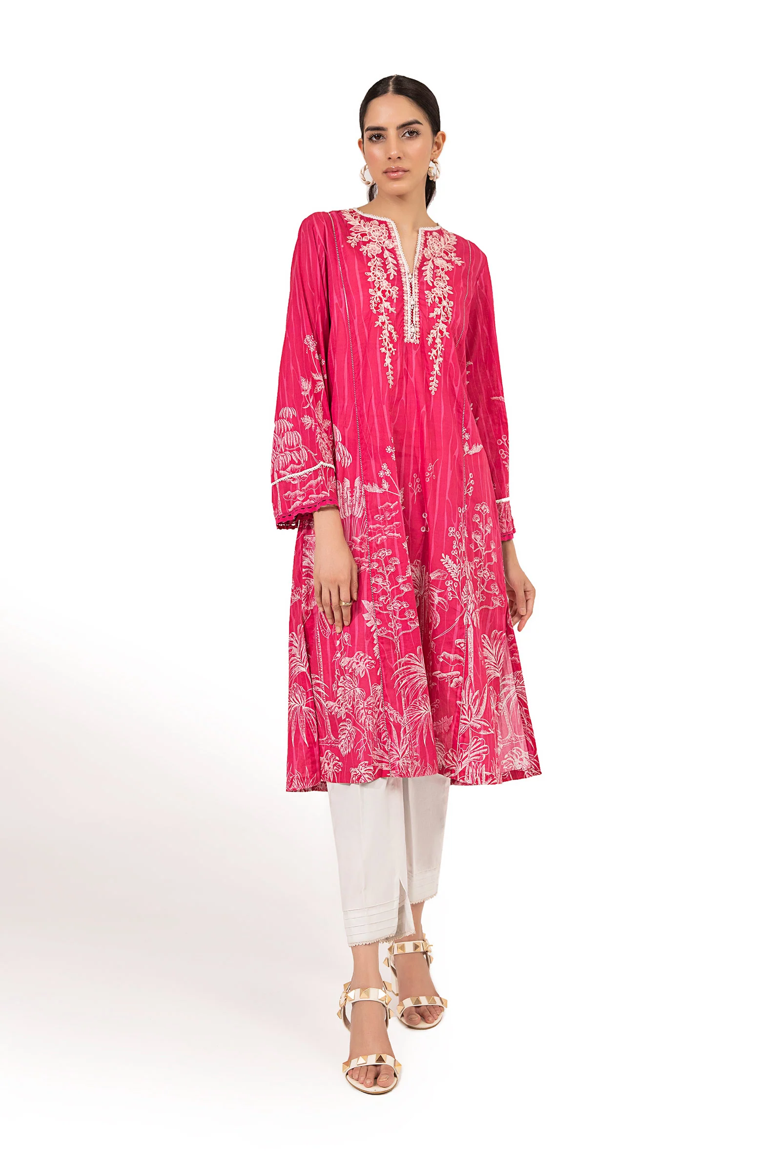 Shirt Pink Printed BUTW22S012 - Image 6