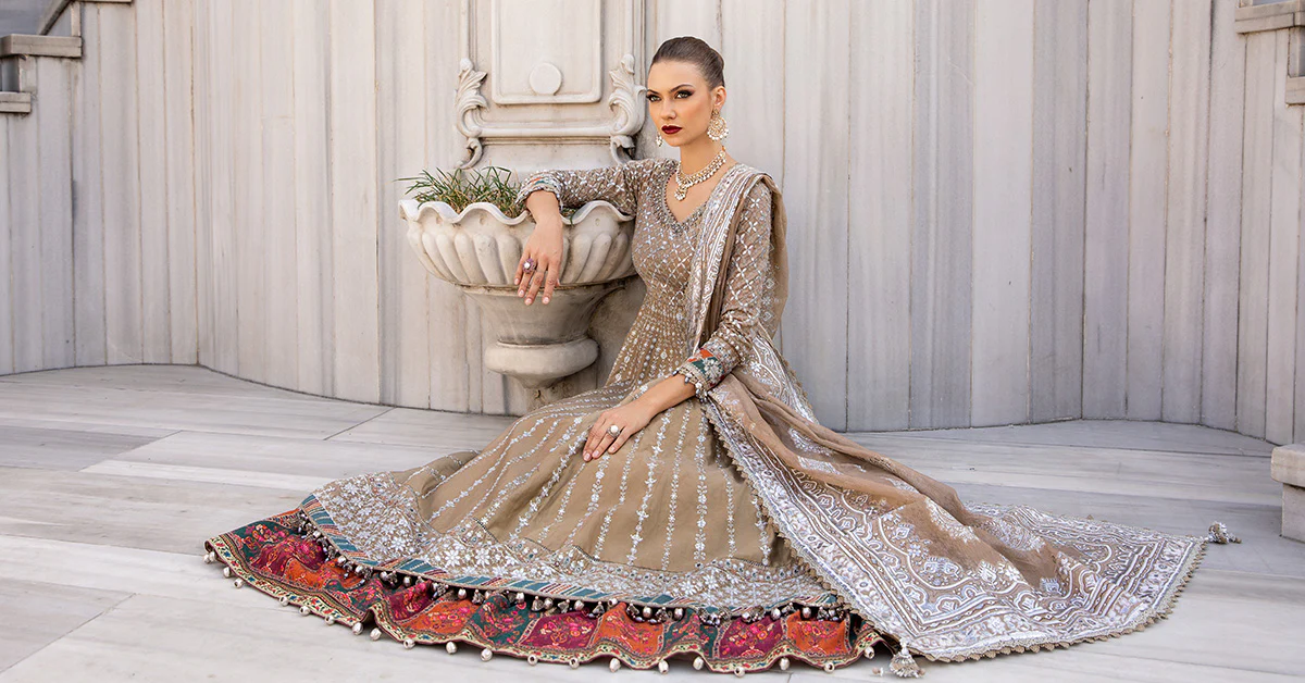 Unstitched Embroidered Cotton Satin Suit | CST-810 - Image 6
