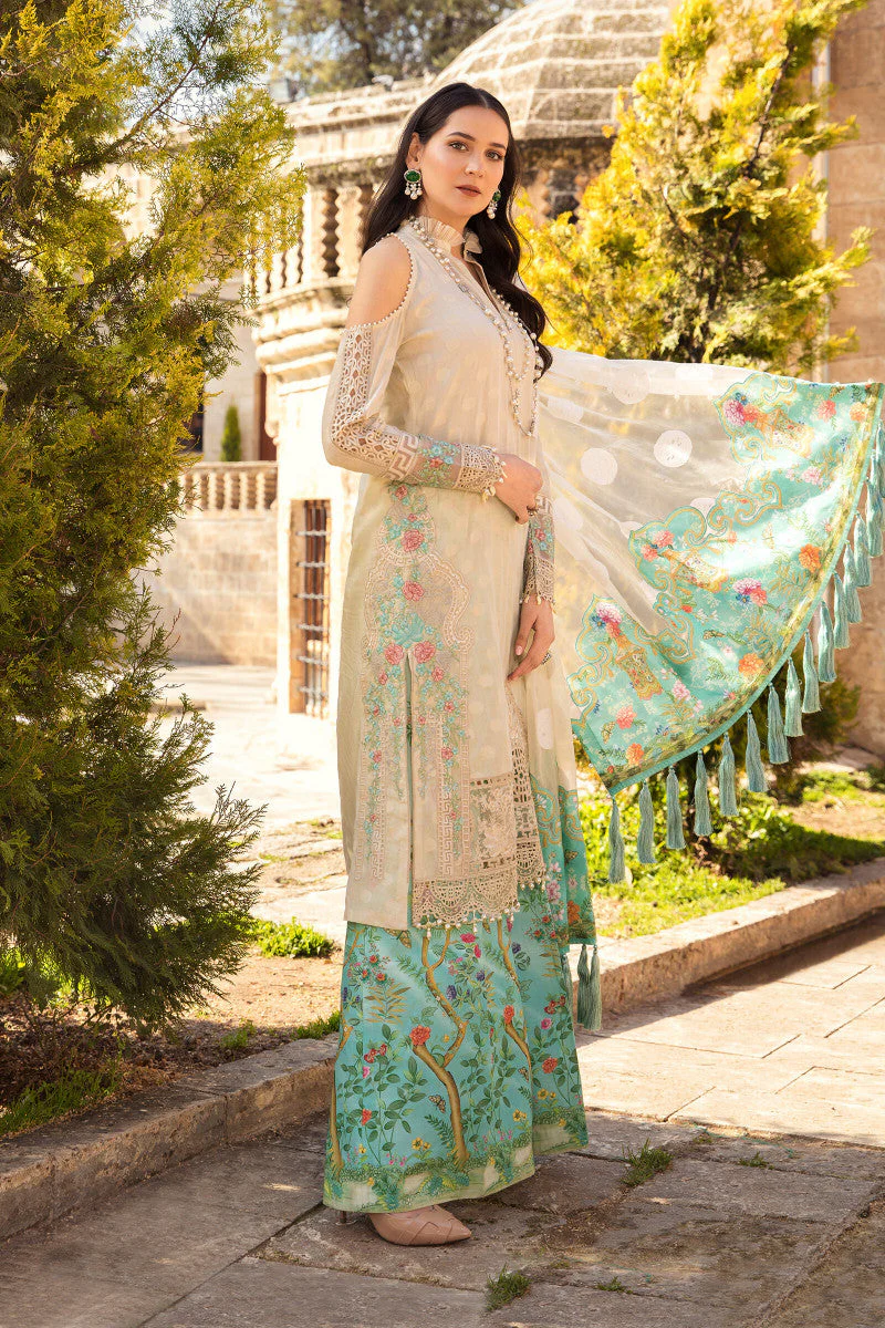 Unstitched Lawn D-2107-A - Image 2