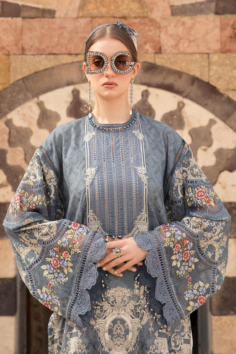 Unstitched Lawn D-2115-B - Image 3