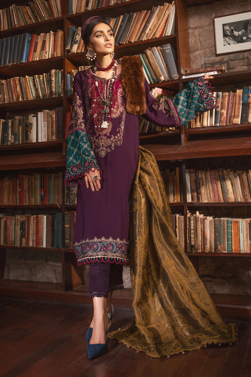 Unstitched Linen DL-1002-Purple - Image 3