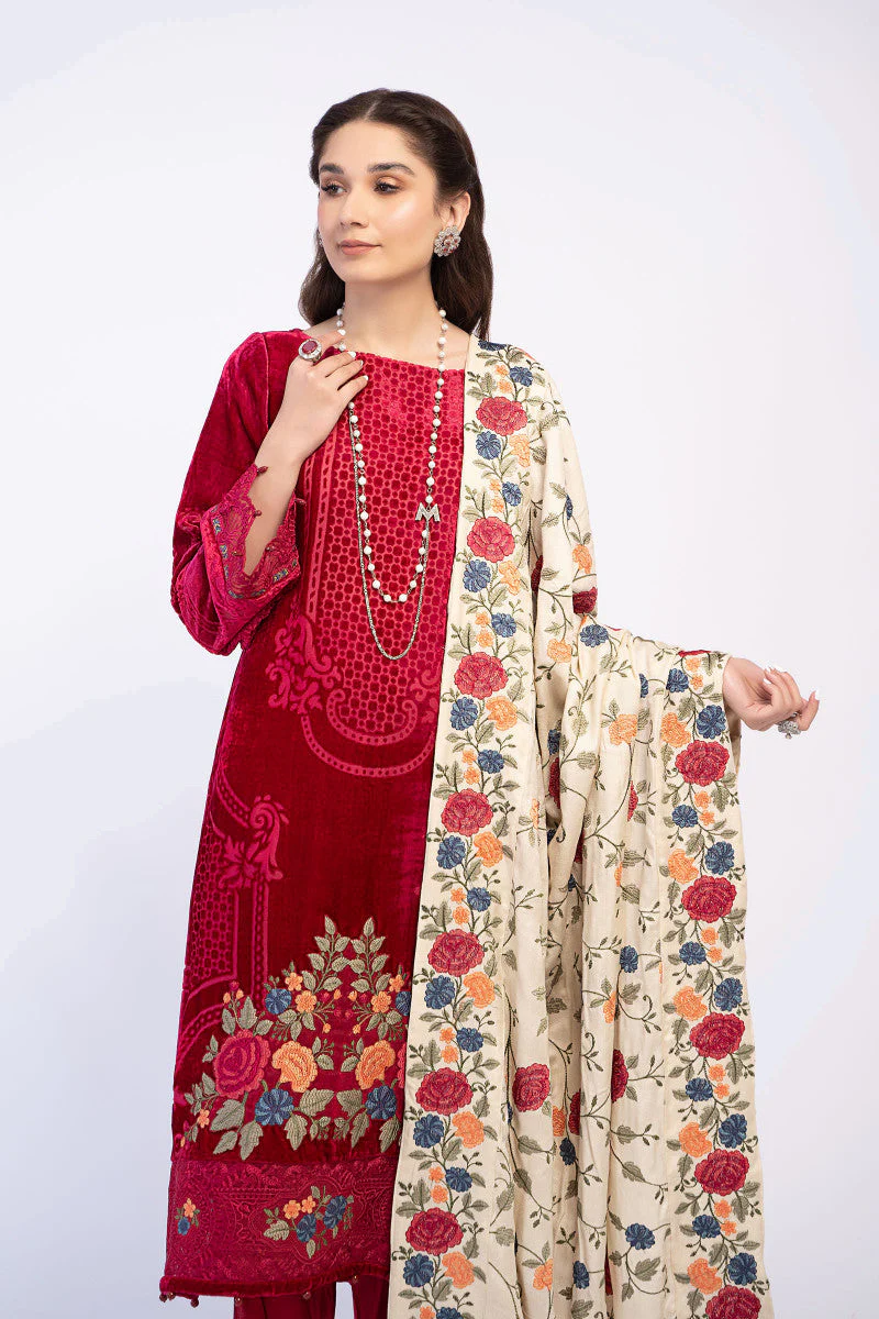 Suit Fuchsia Pink DLS-1010 - Image 2