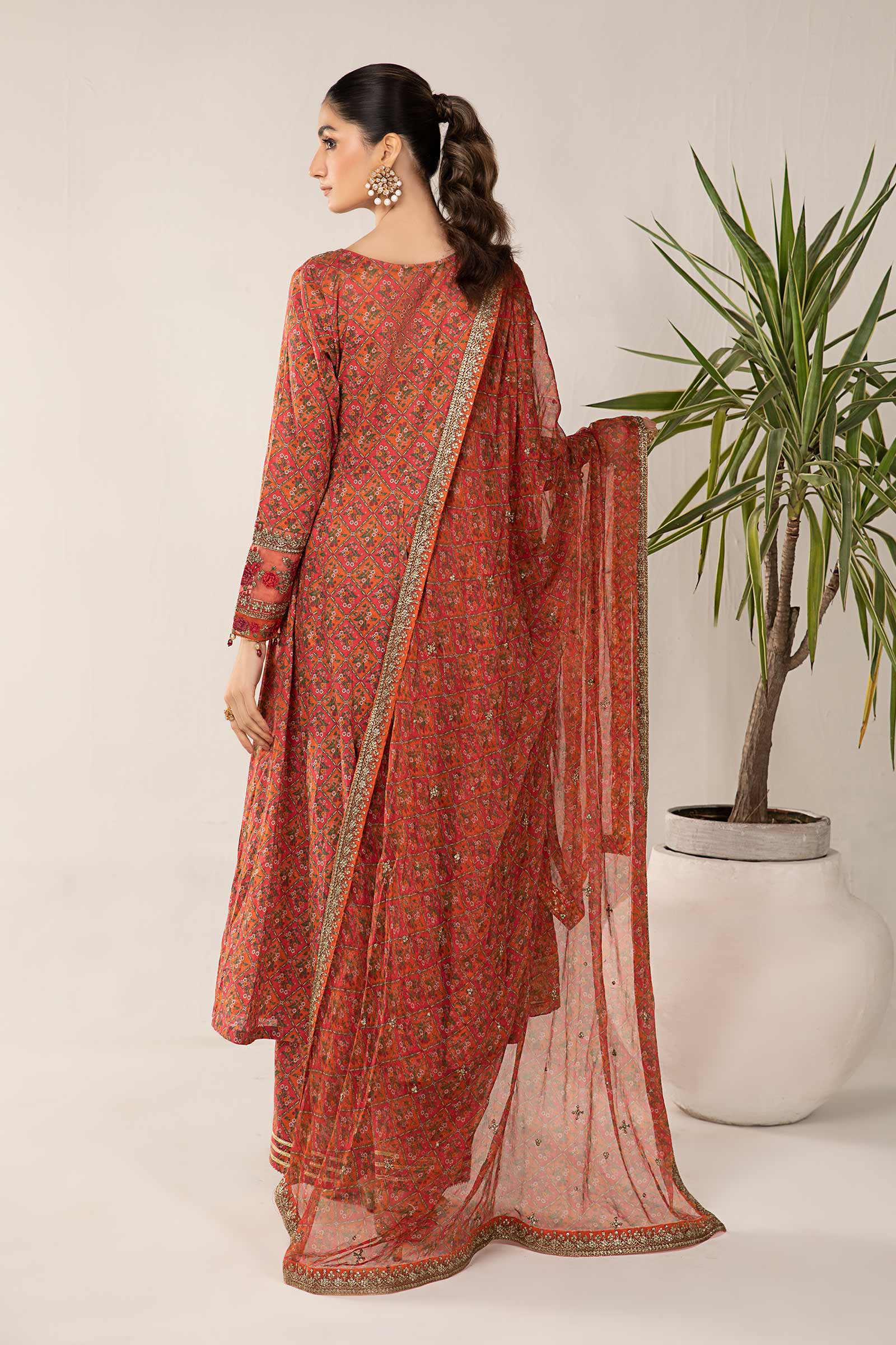 3 Piece Printed Lawn Suit - Image 5