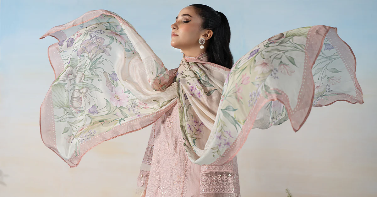 3 Piece Dyed Self Jacquard Suit - Image 6
