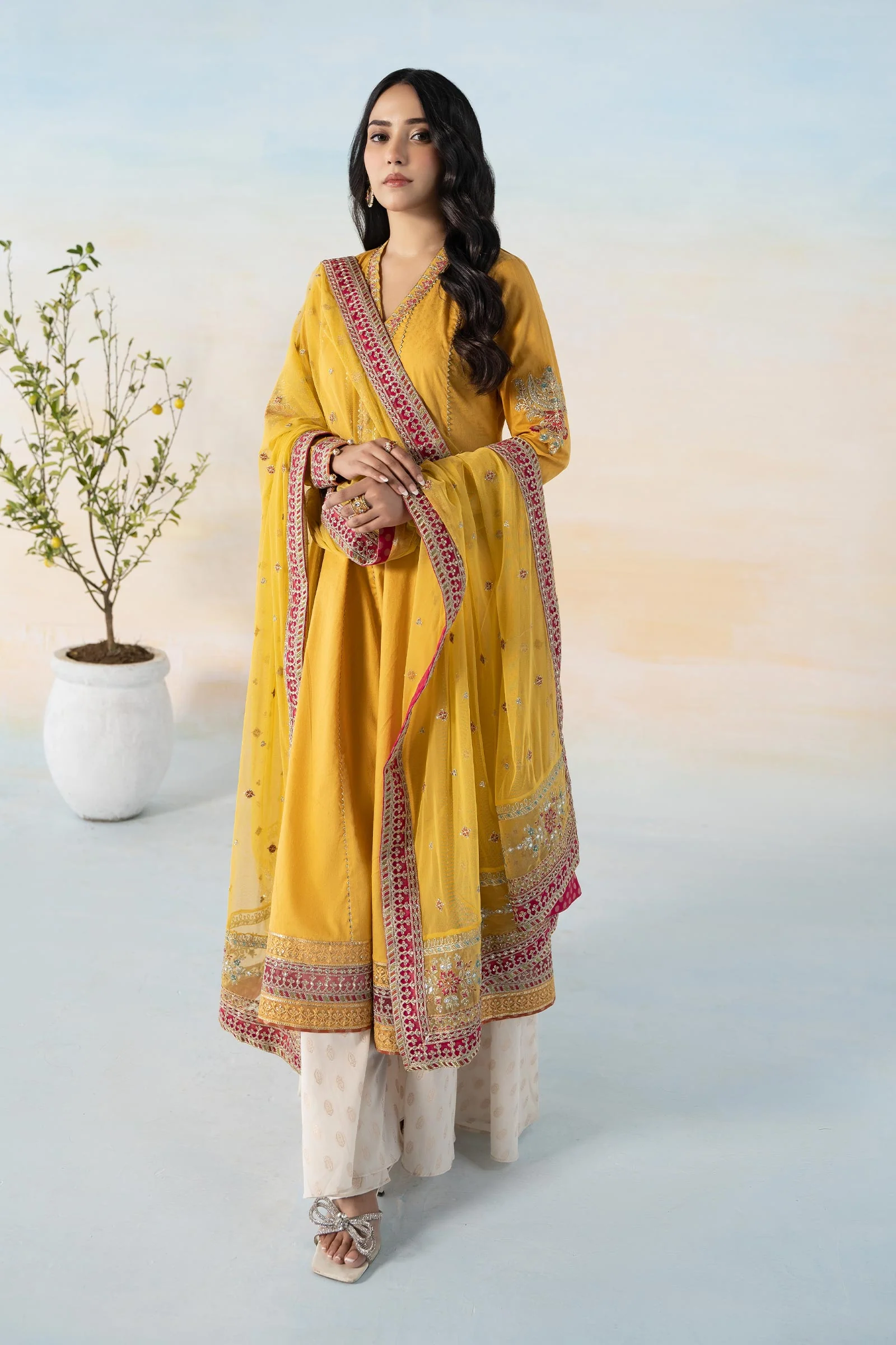 3 Piece Dyed Dobby Suit - Image 6