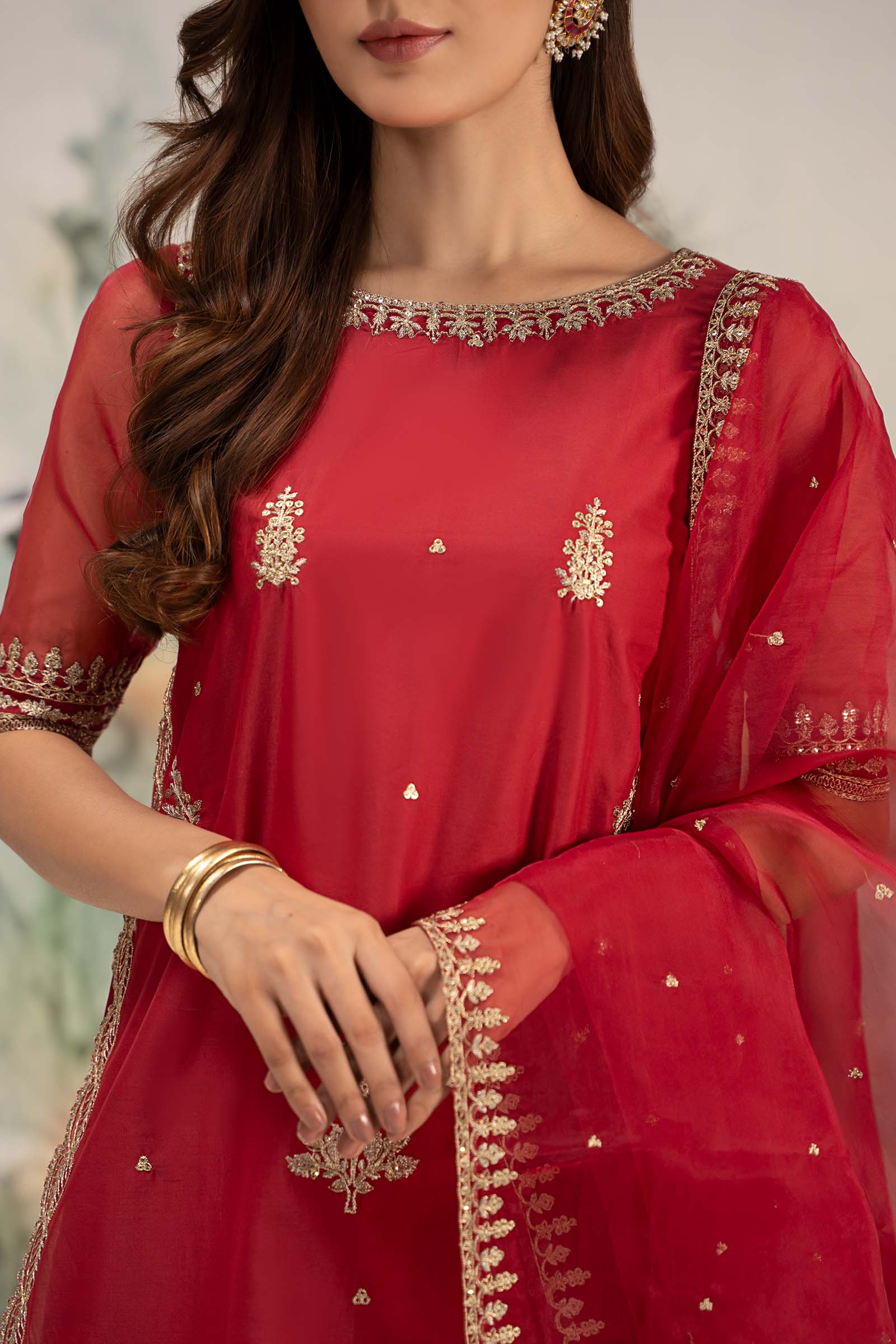 3 Piece Embroidered Lawn Suit - Image 5