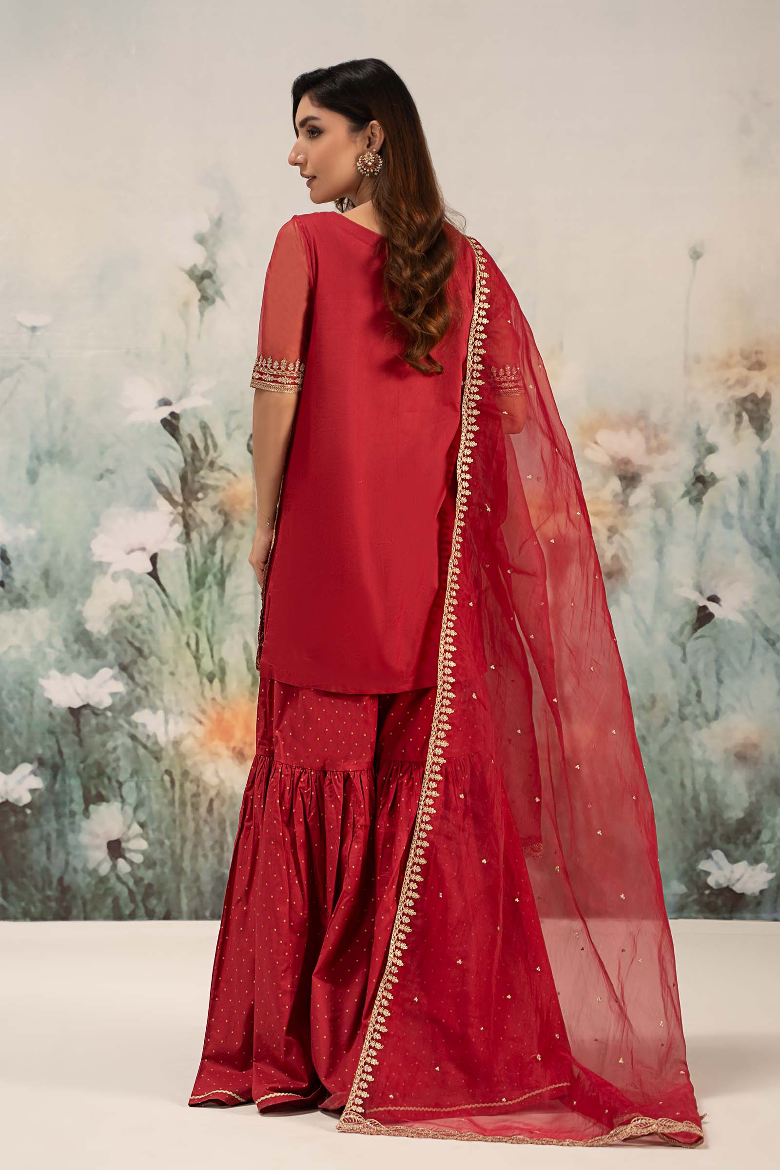 3 Piece Embroidered Lawn Suit - Image 8
