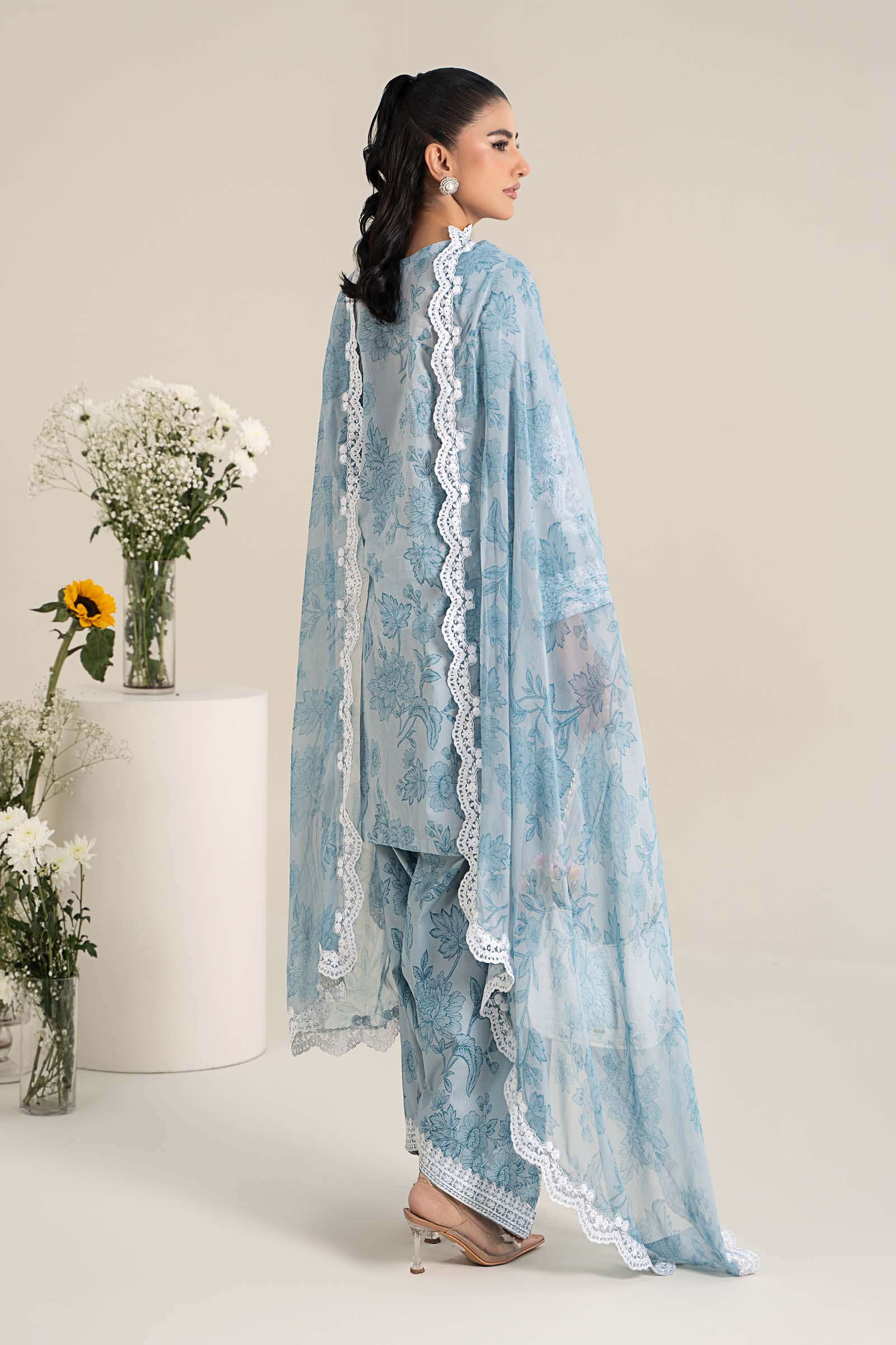 3 Piece Printed Lawn Suit - Image 6