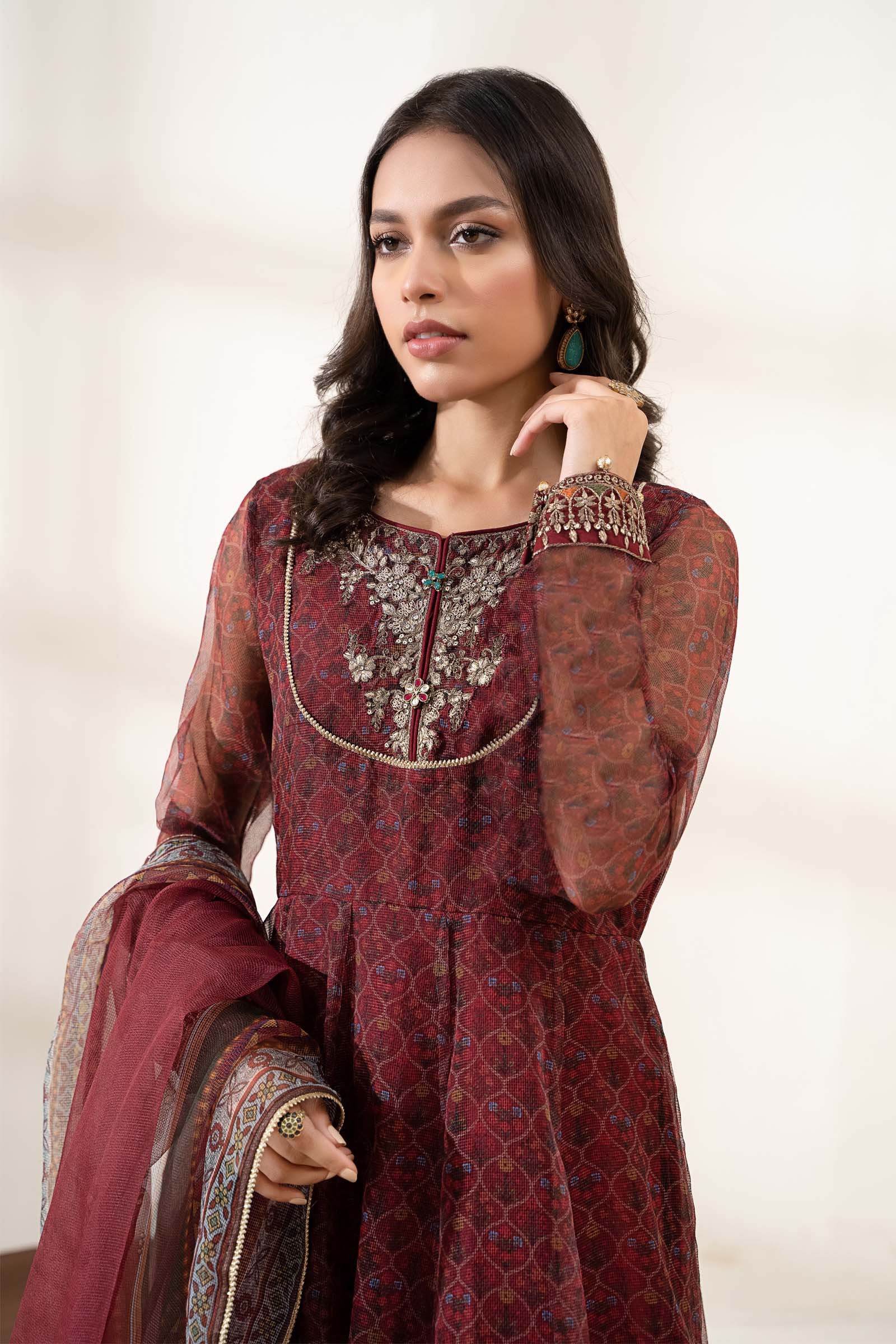 Suit Maroon DW-W23-34 - Image 4