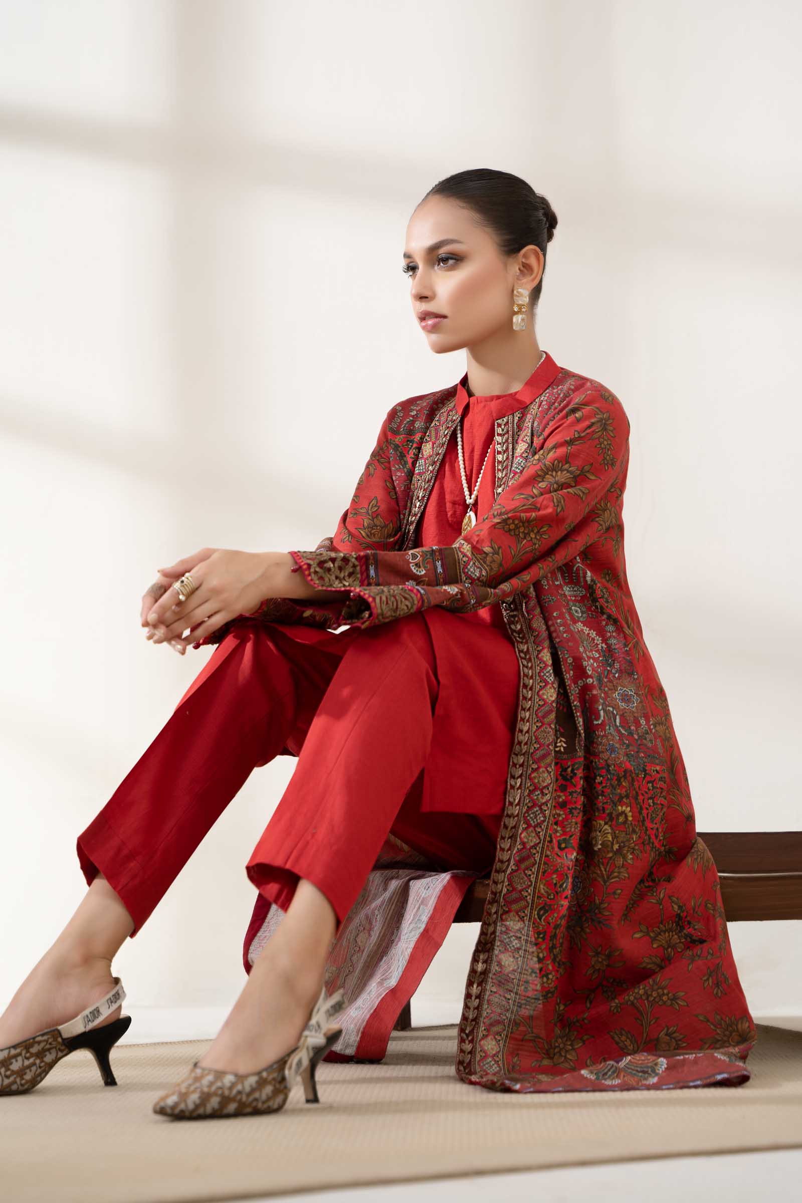 Suit Red DW-W23-87 - Image 7