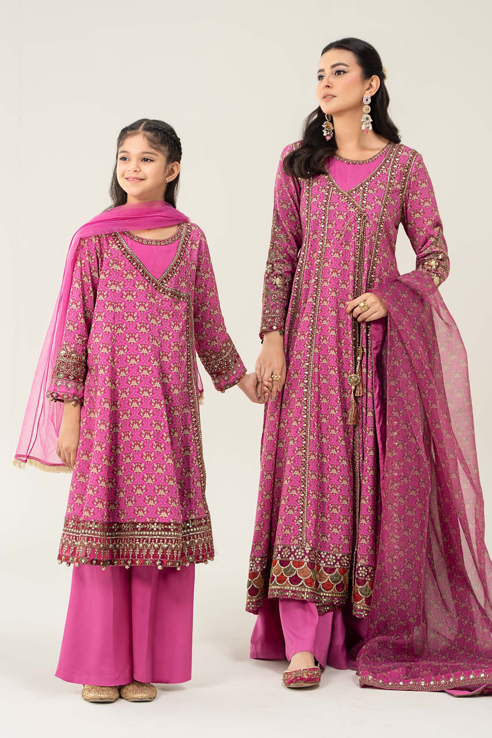 3 Piece Embroidered Linen Suit - Image 2