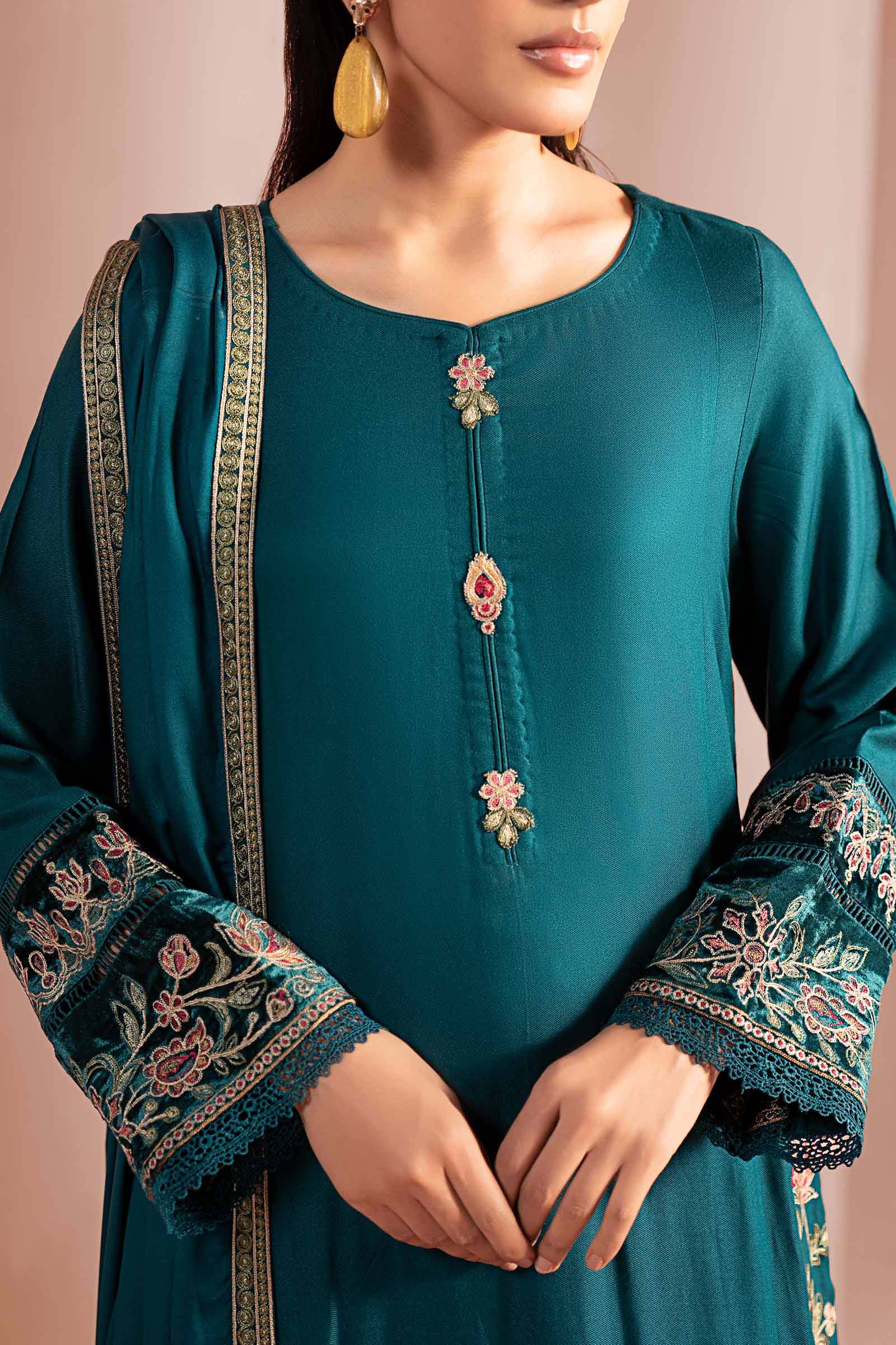 3 Piece Embroidered Marina Suit - Image 5