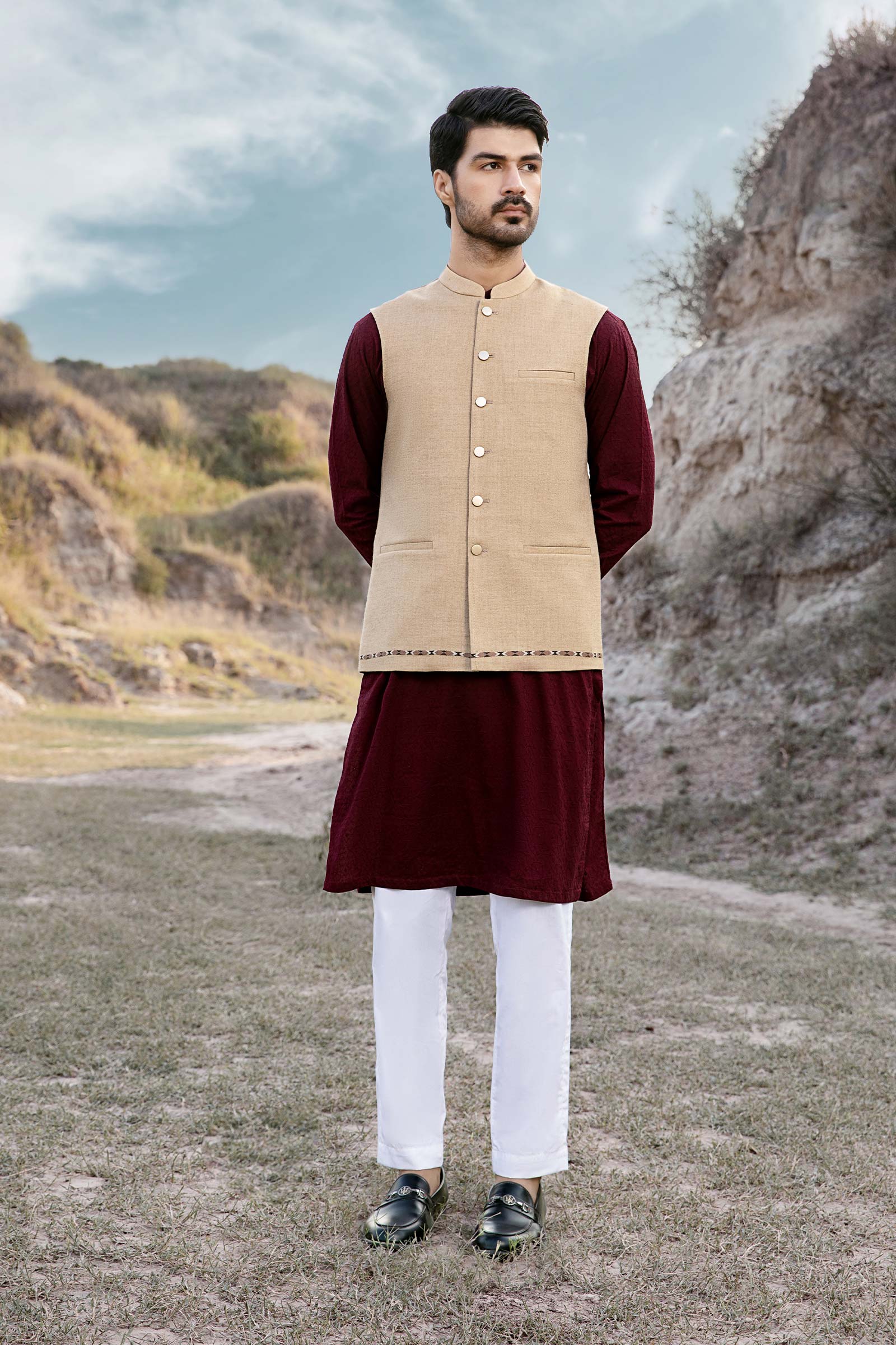 Waistcoat Sand GTS-W23-15 - Image 4