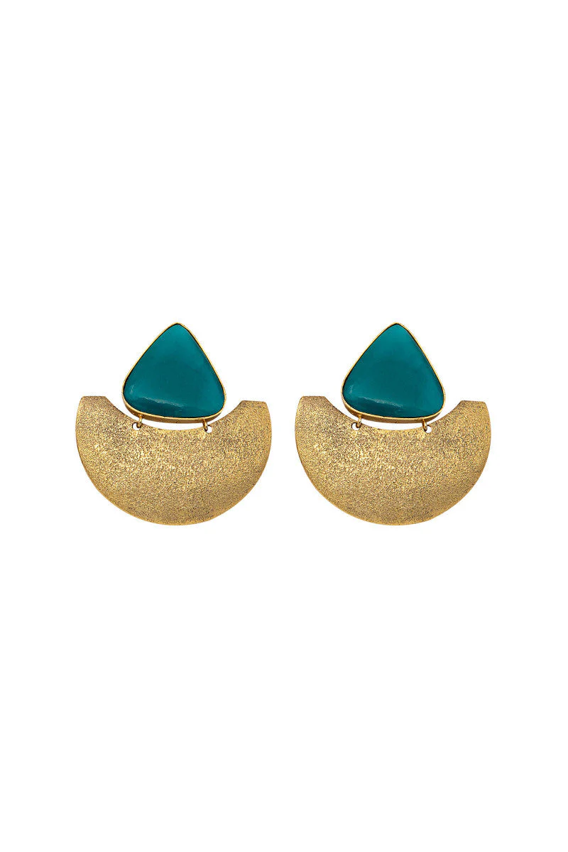 JER-036-Blue Tourmaline and Gold - Image 2