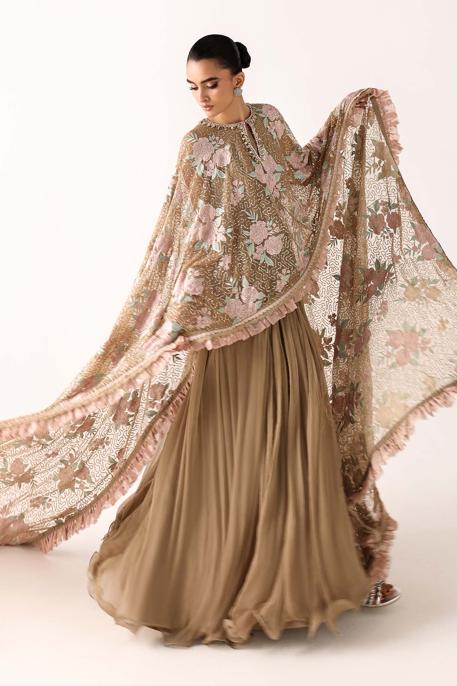 Embroidered Net Fabric (2Pcs) - Image 3