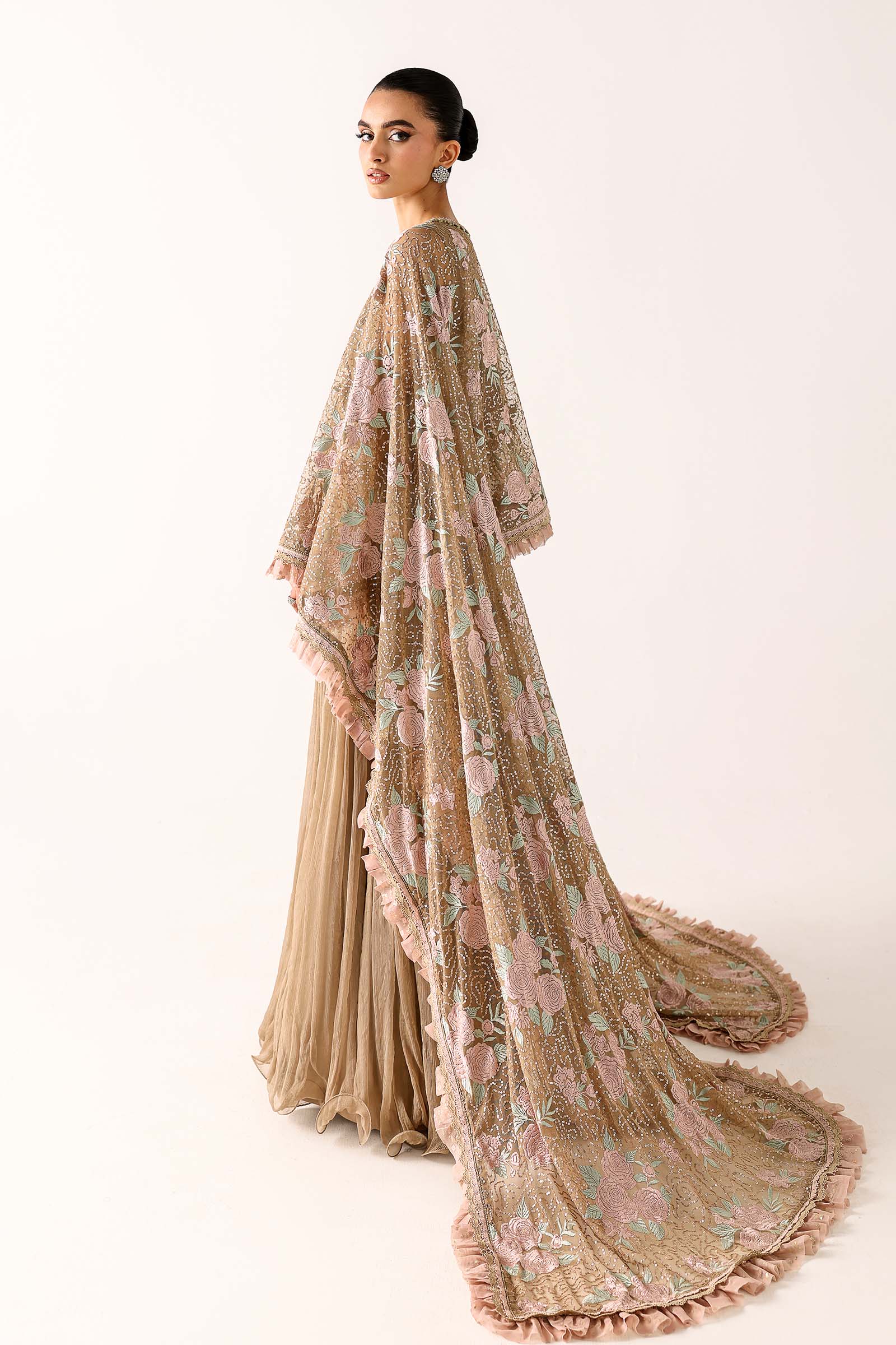 Embroidered Net Fabric (2Pcs) - Image 4