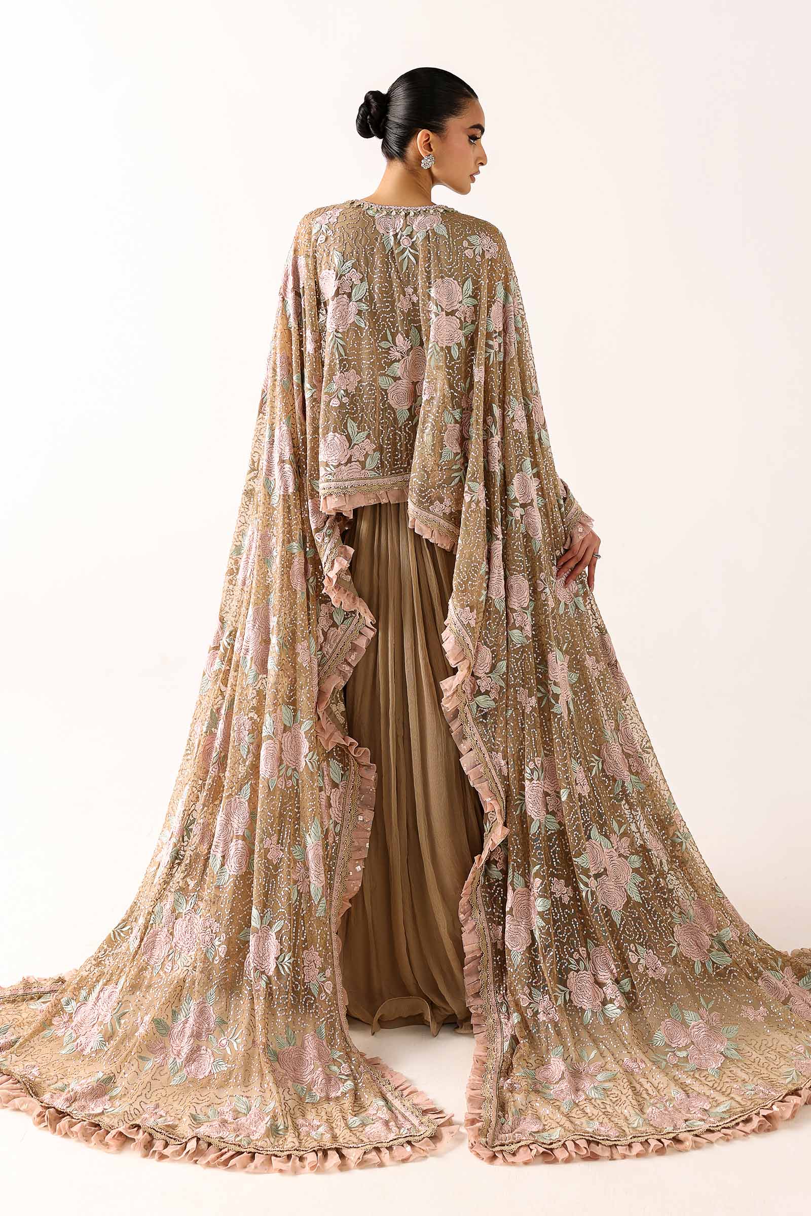 Embroidered Net Fabric (2Pcs) - Image 6