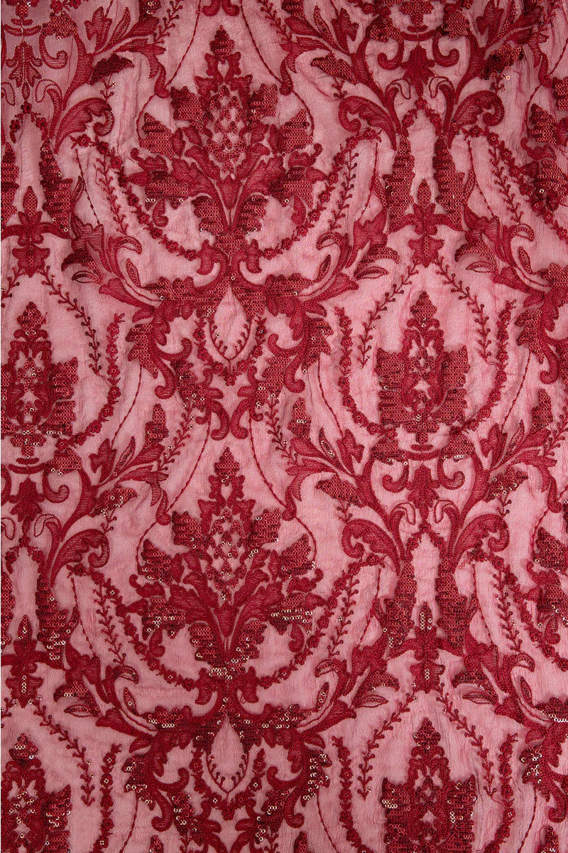 M.Luxe Fabrics LF-304-Maroon - Image 5