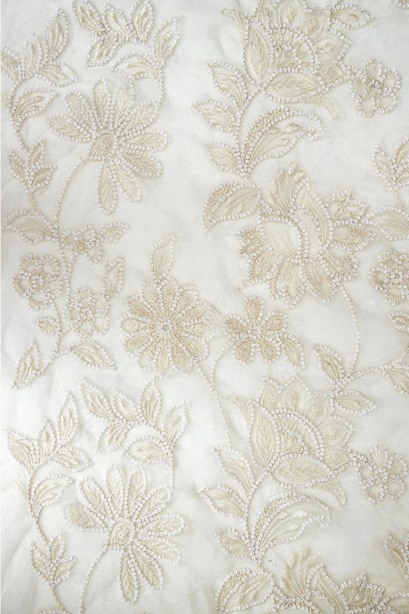 M.Luxe Fabrics LF-319-Off White - Image 5