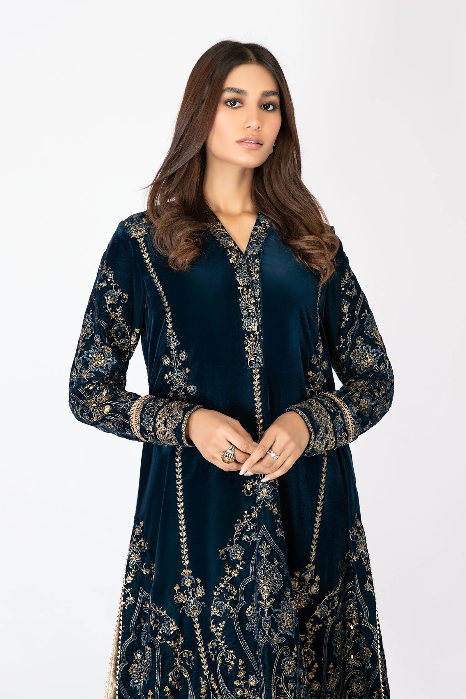 M.Luxe Fabrics LF-328-Teal - Image 2