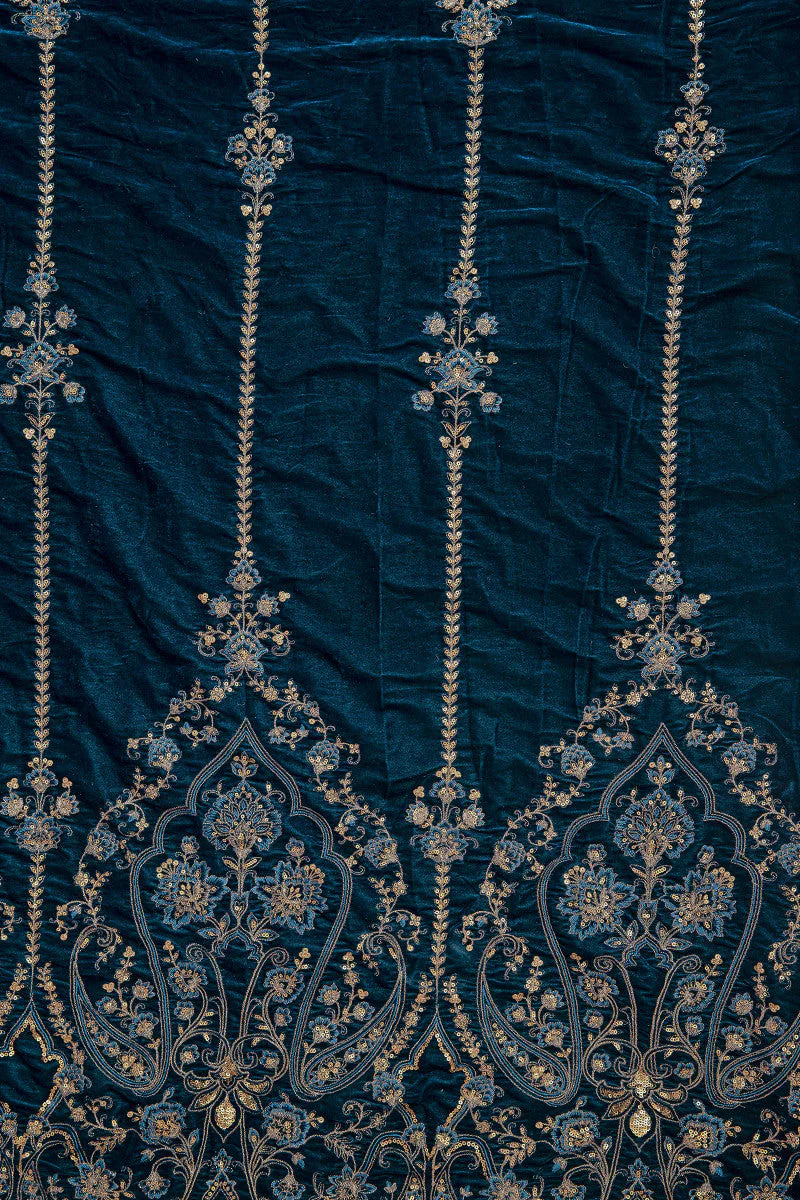 M.Luxe Fabrics LF-328-Teal - Image 5