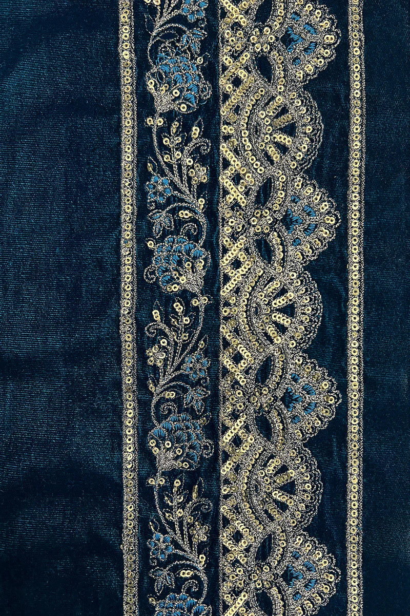 M.Luxe Fabrics LF-328-Teal - Image 6