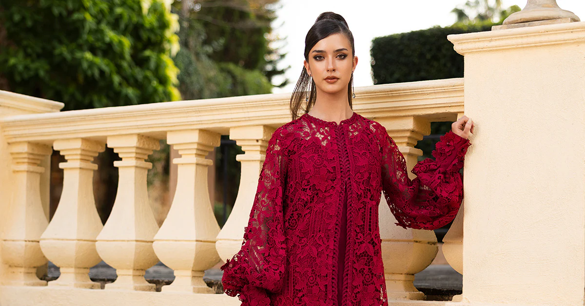 Embroidered Lace Fabric (1Pc) - Image 6