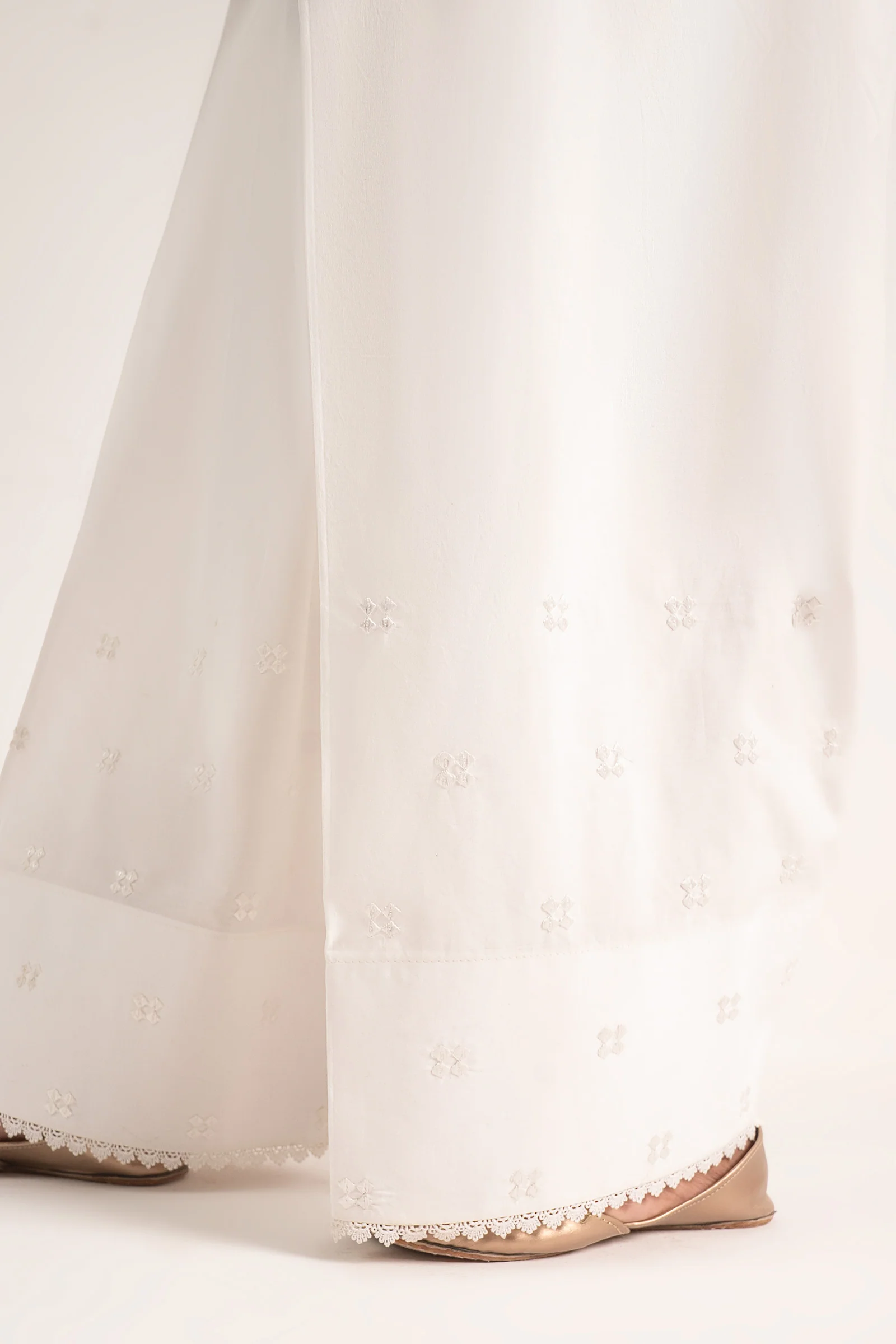 Embroidered Cambric Shalwar - Image 3