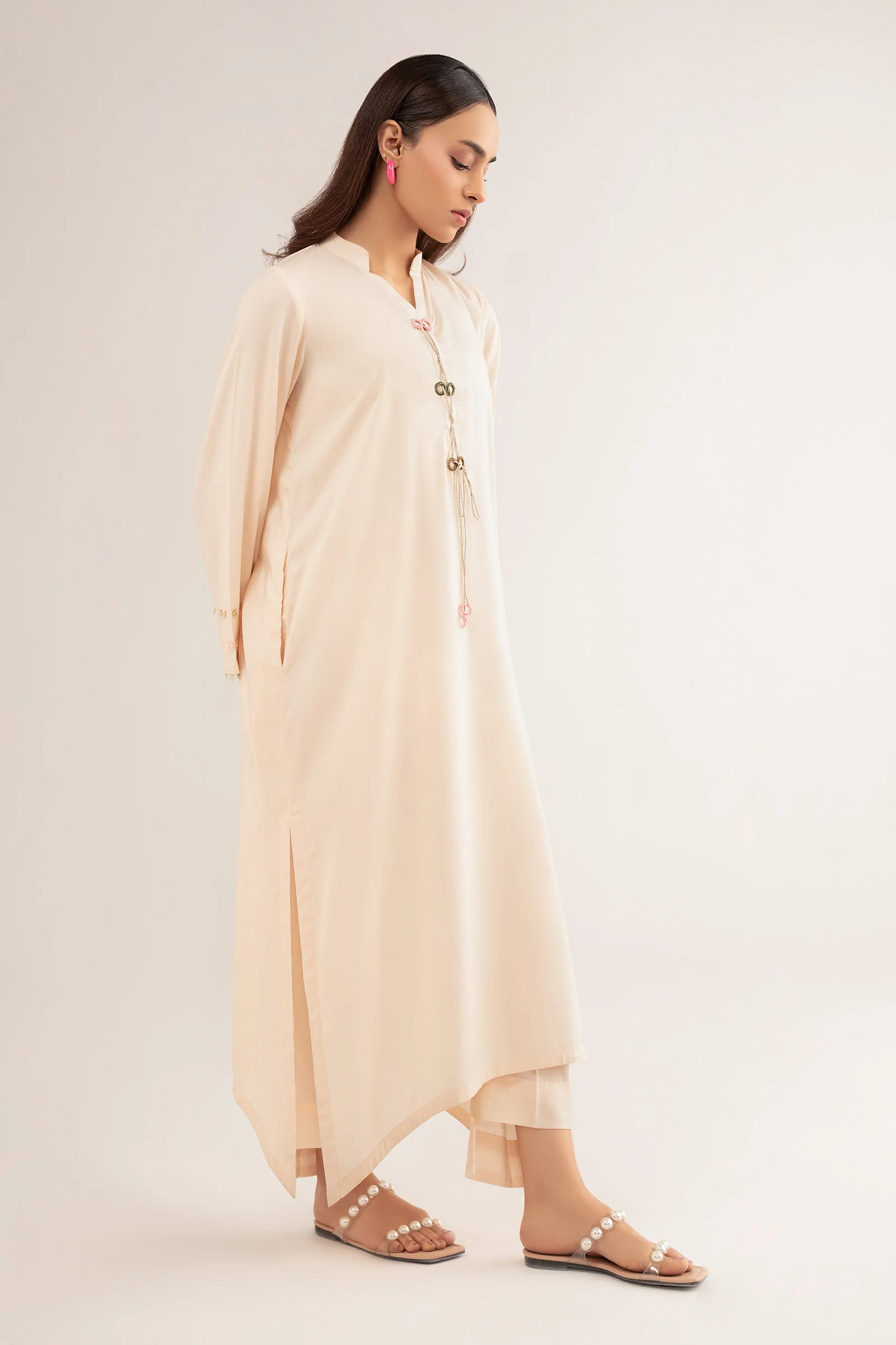 2 Pc Dyed Arabic Lawn Suit - Image 6