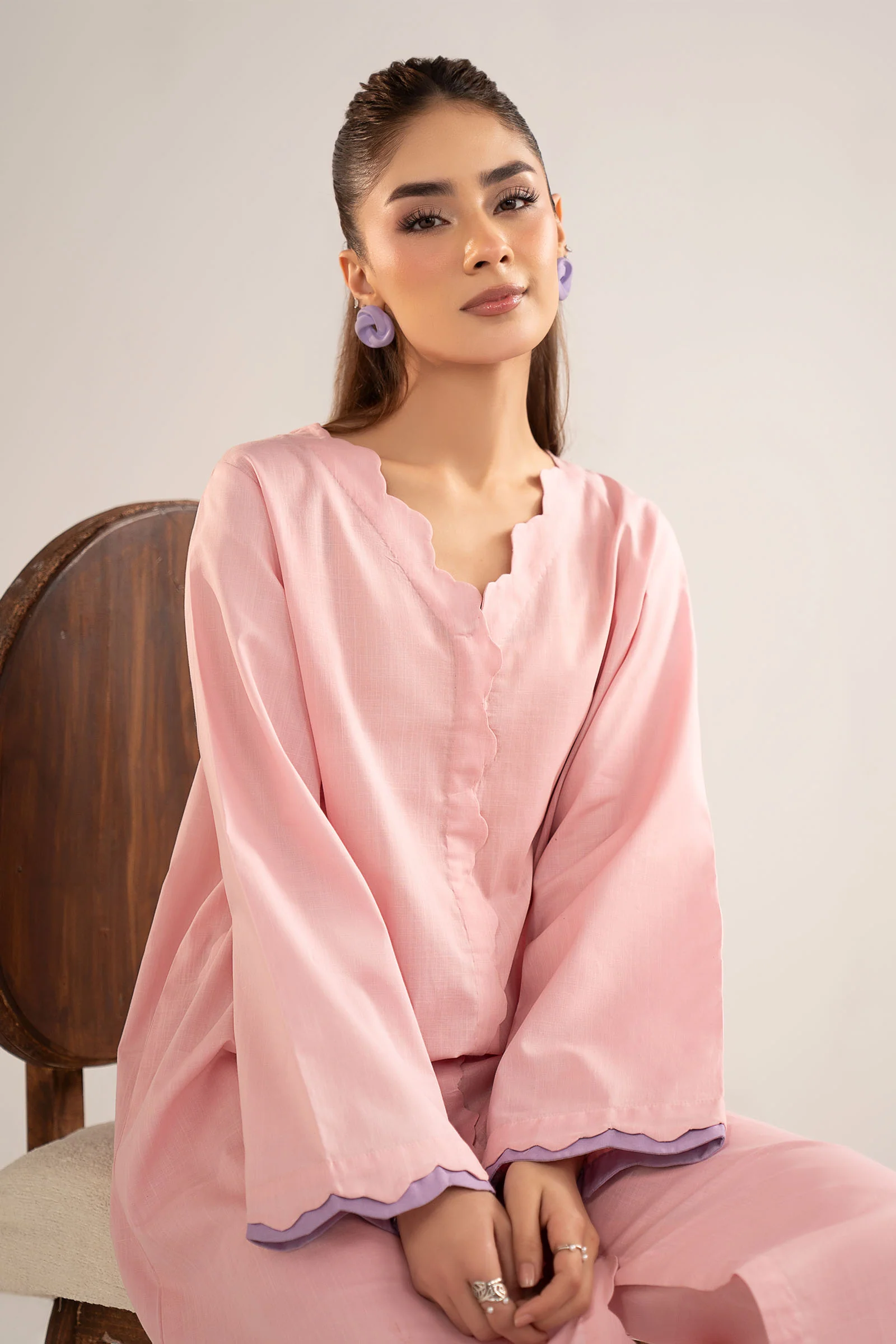 2 Pc Dyed Crosshatch Suit - Image 4