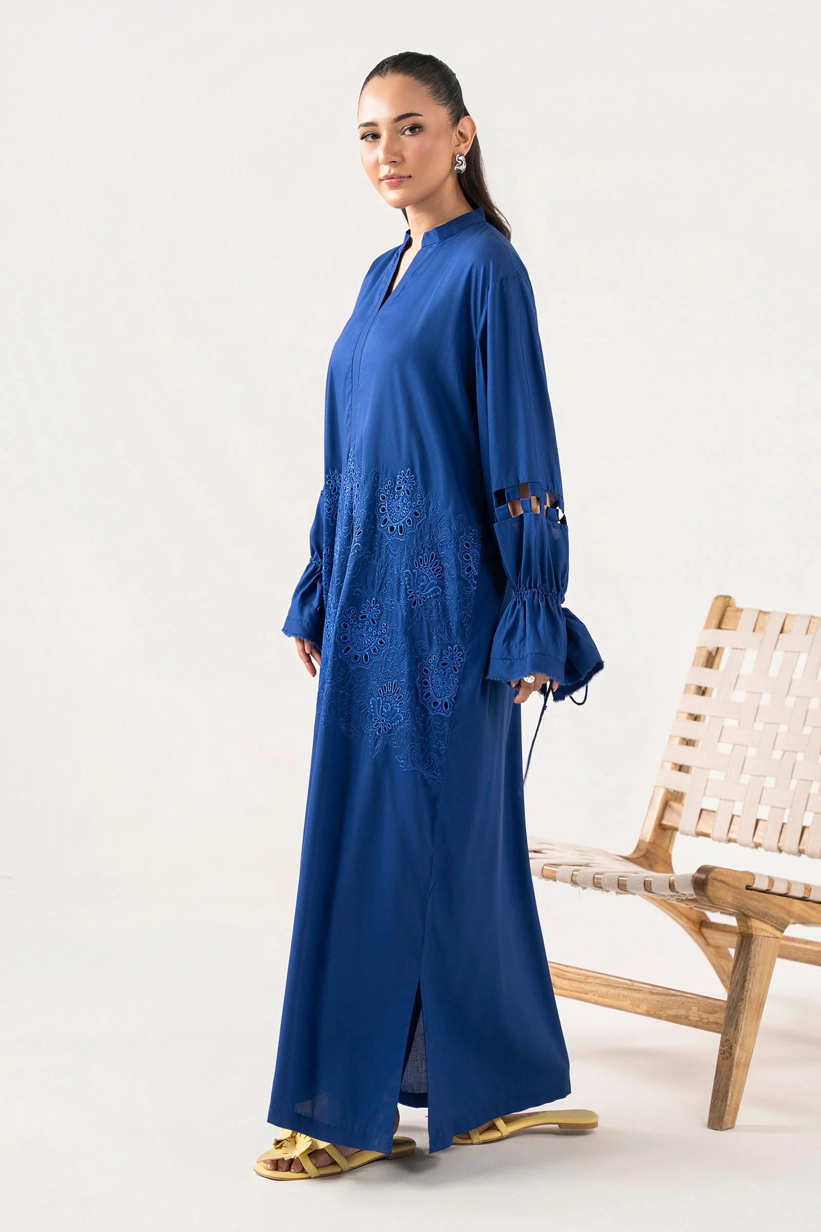 Embroidered Arabic Lawn Suit - Image 10