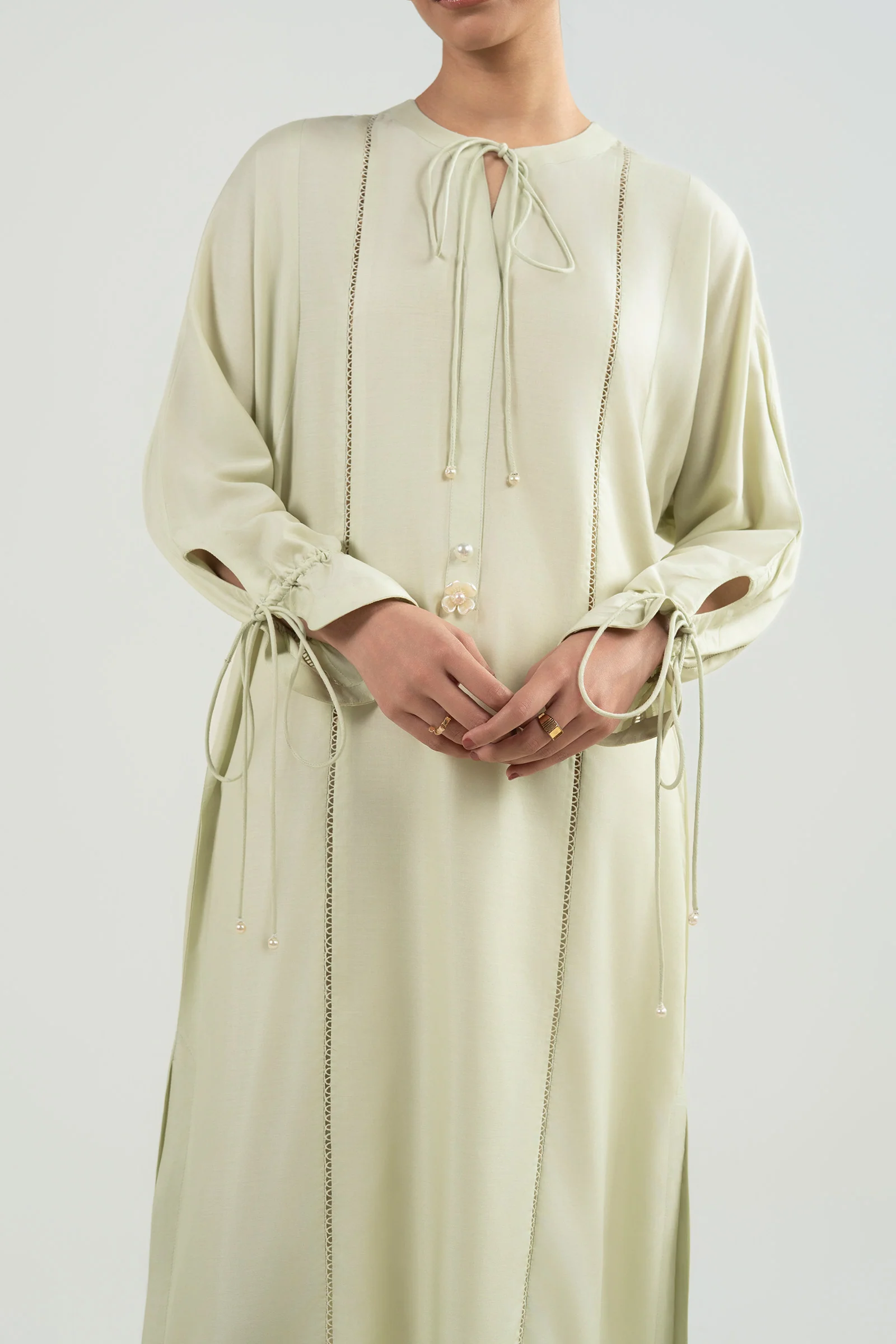 Dyed Slub Lawn Shirt - Image 4