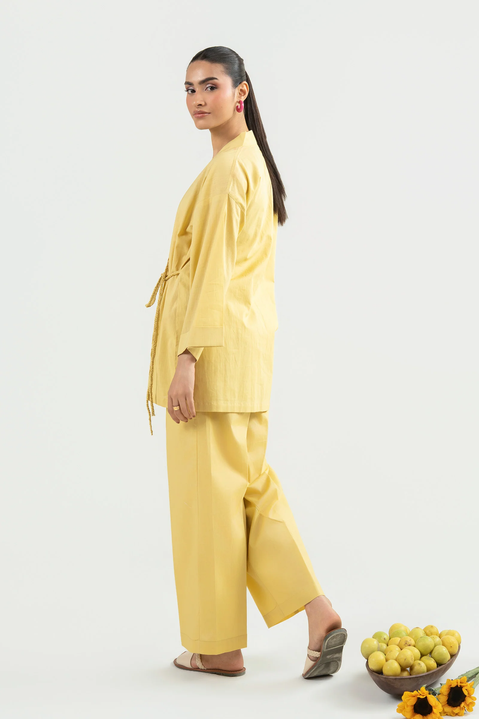 2 Pc Dyed Cotton Dobby Suit - Image 5