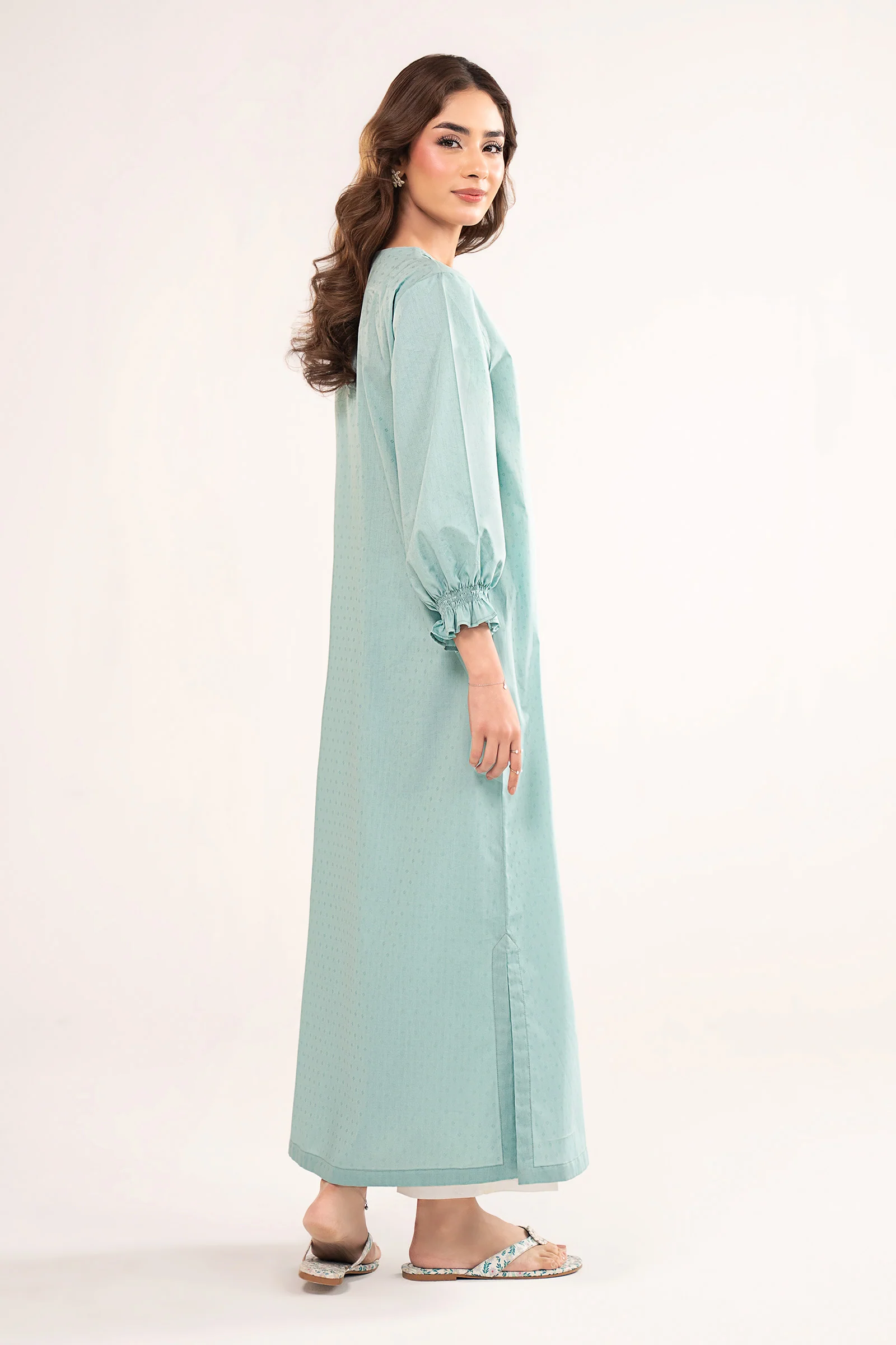 Dyed Dobby Cotton Shirt - Image 6