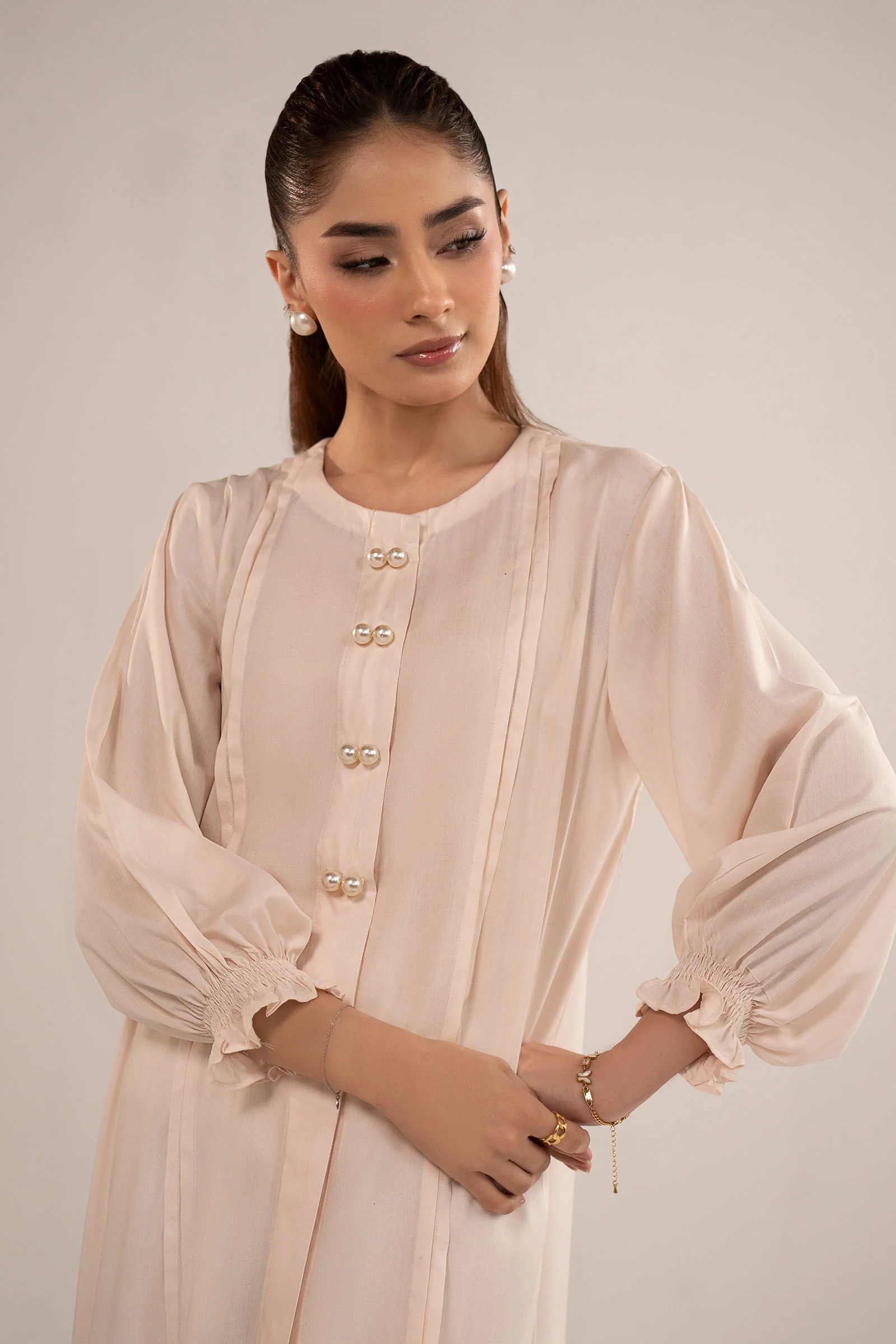 Dyed Arabic Lawn Shirt - Image 3
