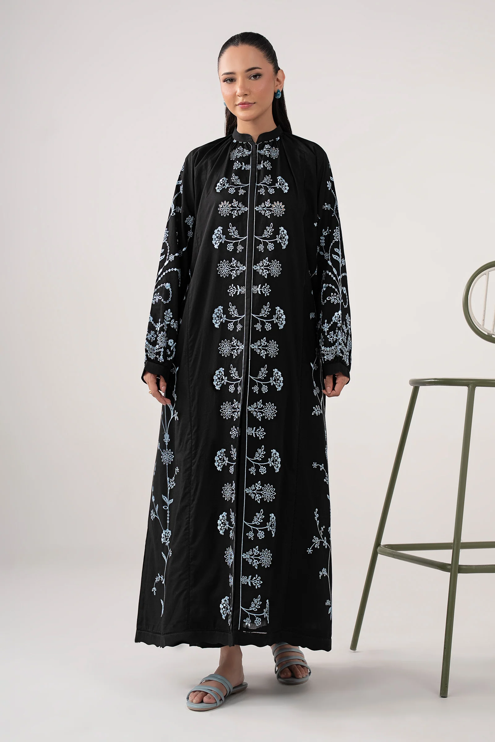 Embroidered Lawn Dress
