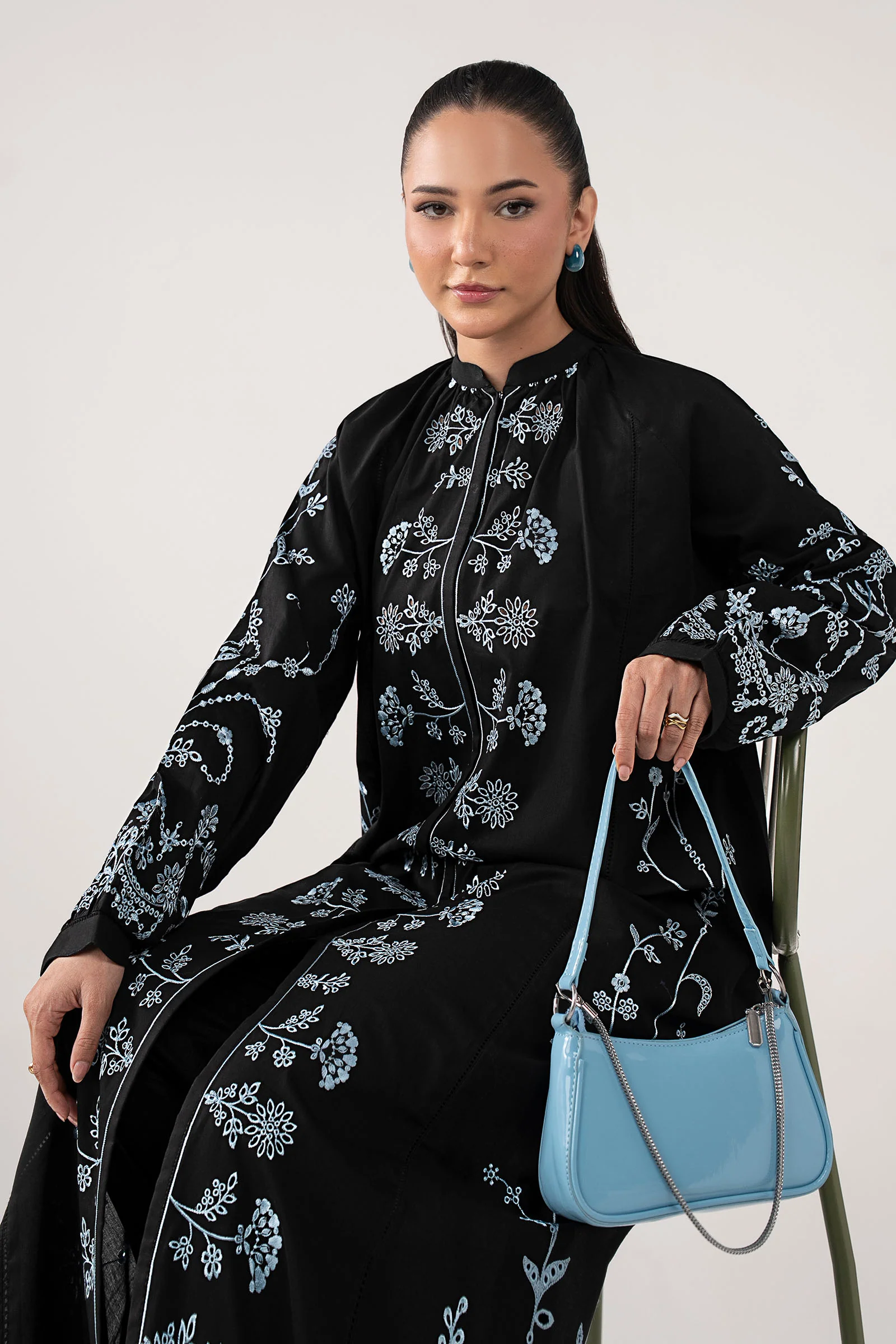 Embroidered Lawn Dress - Image 4