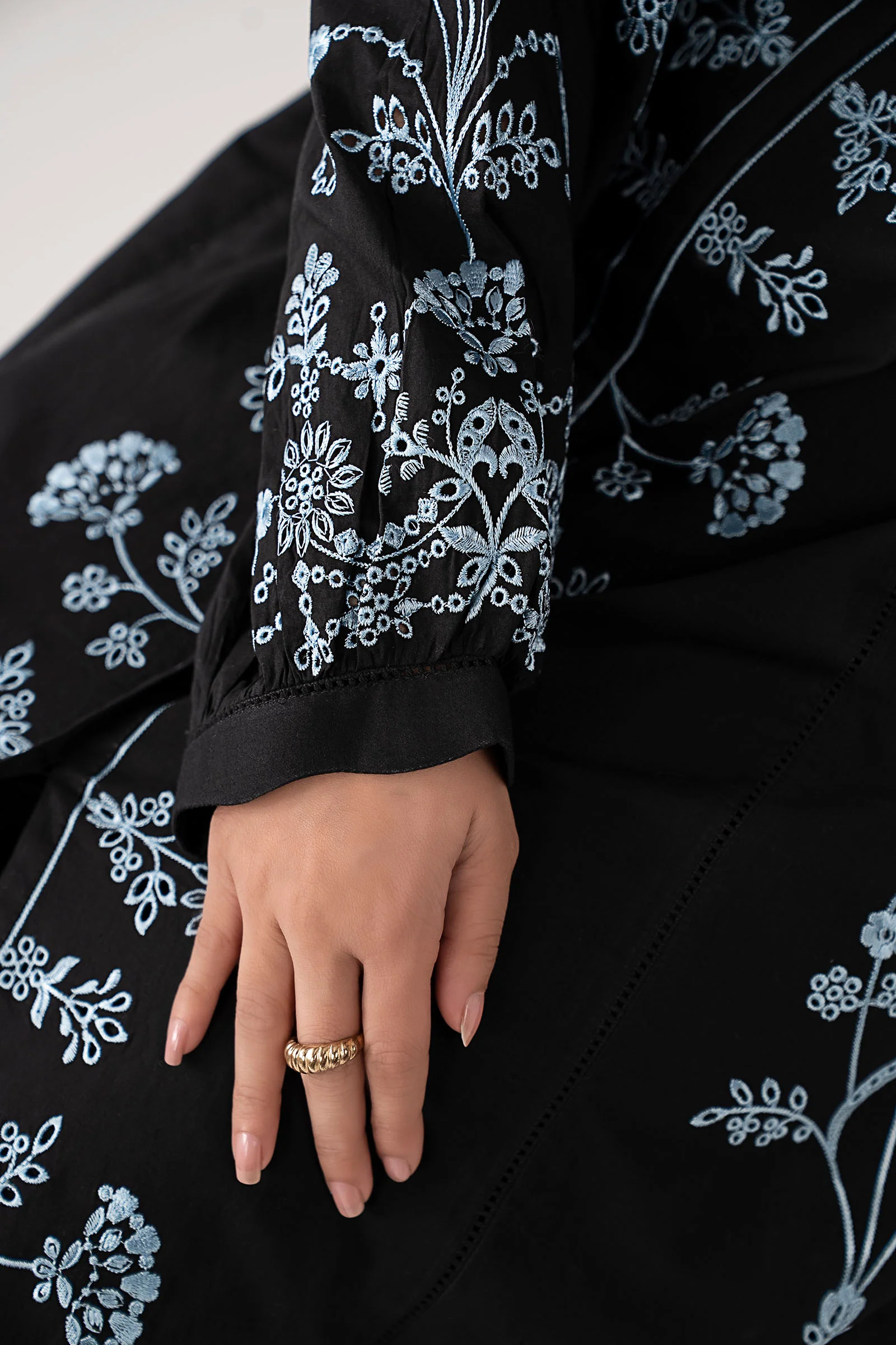 Embroidered Lawn Dress - Image 6