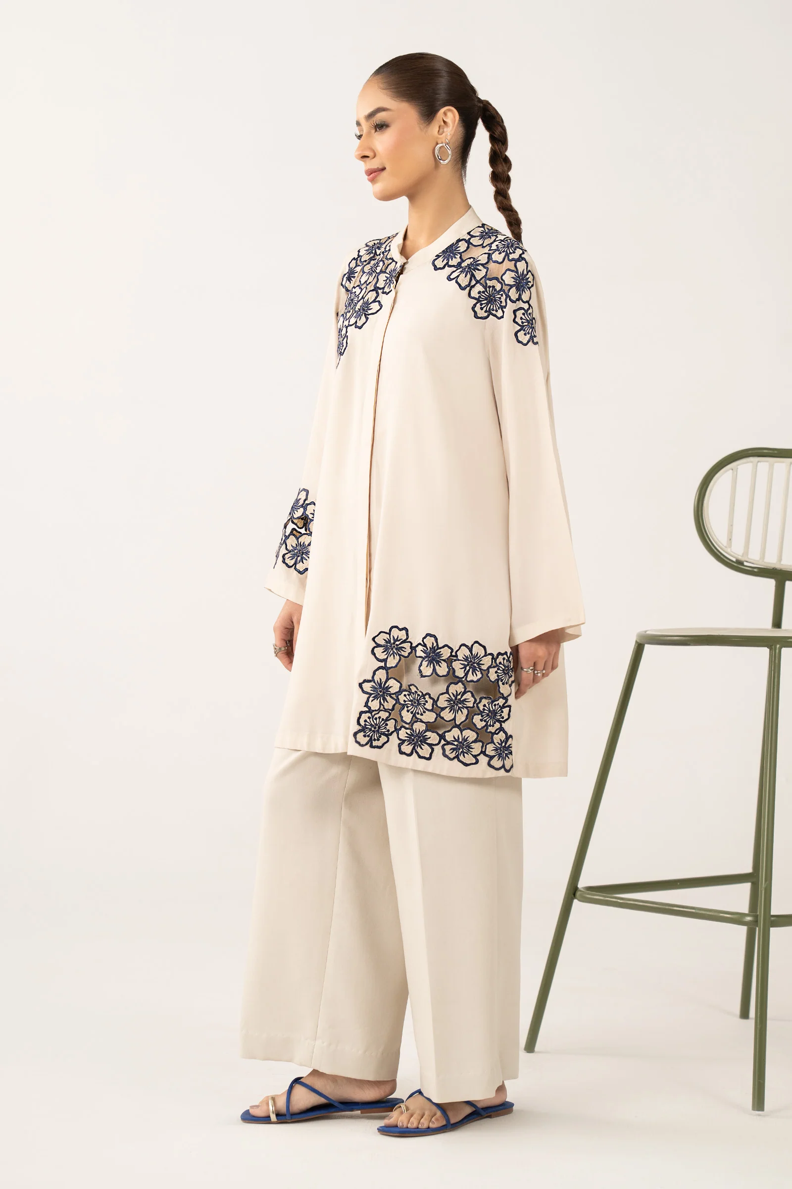 Embroidered Lawn Shirt - Image 5