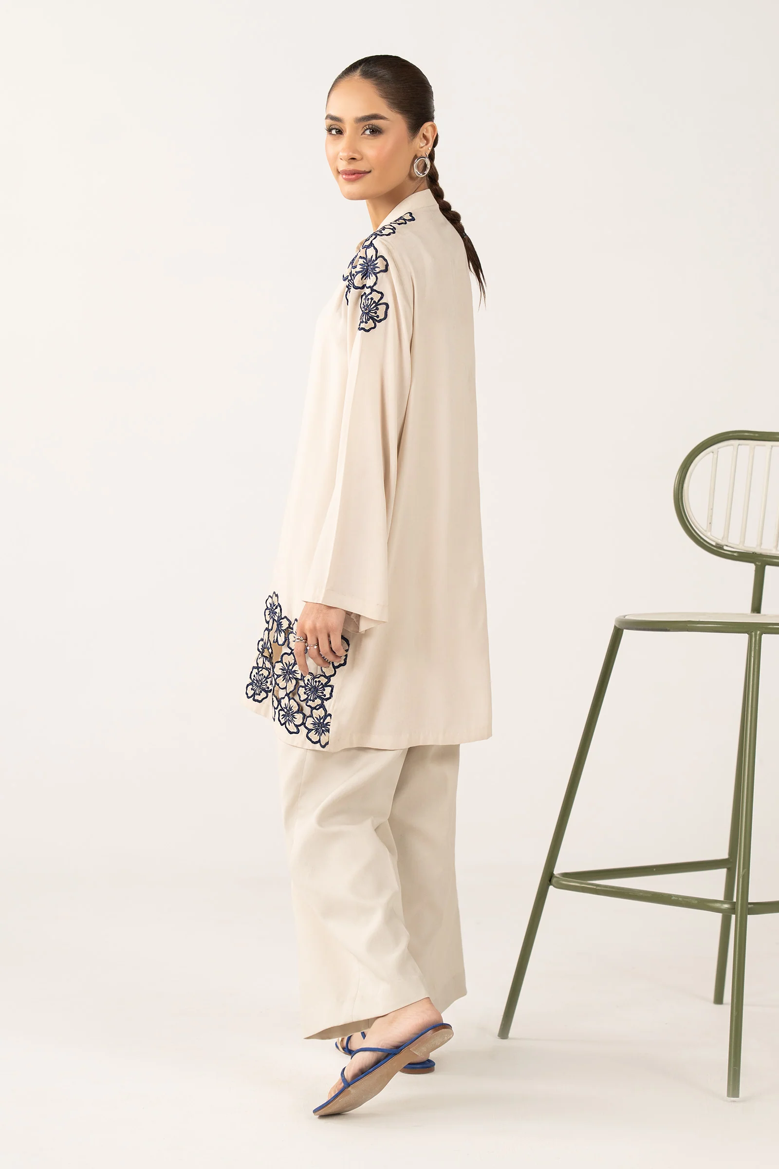 Embroidered Lawn Shirt - Image 6
