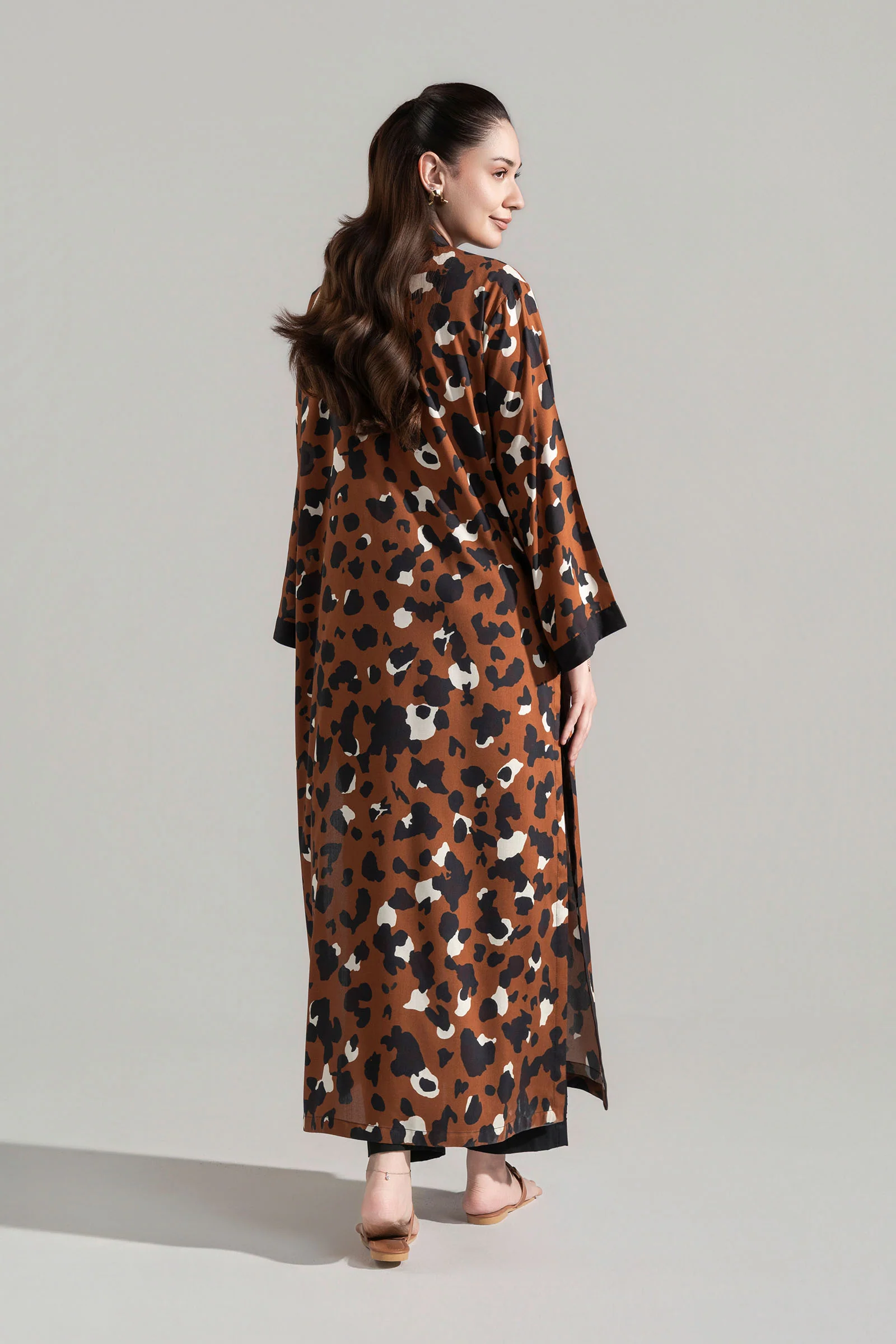 Printed Arabic Lawn Shirt - Image 6