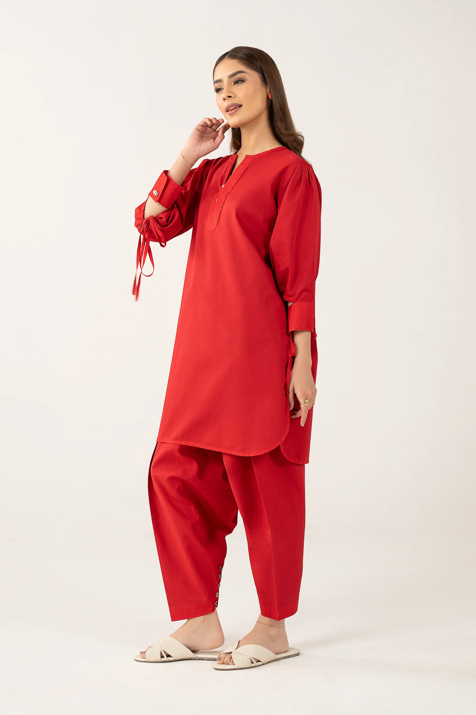 2 Pc Dyed Lawn Suit - Image 6